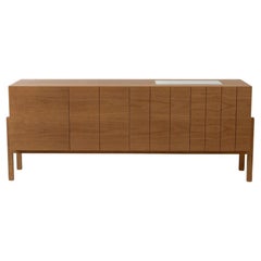 "Lina" Carpintería de Estilo Modernista Natural, Credenza con Cajón, buffet