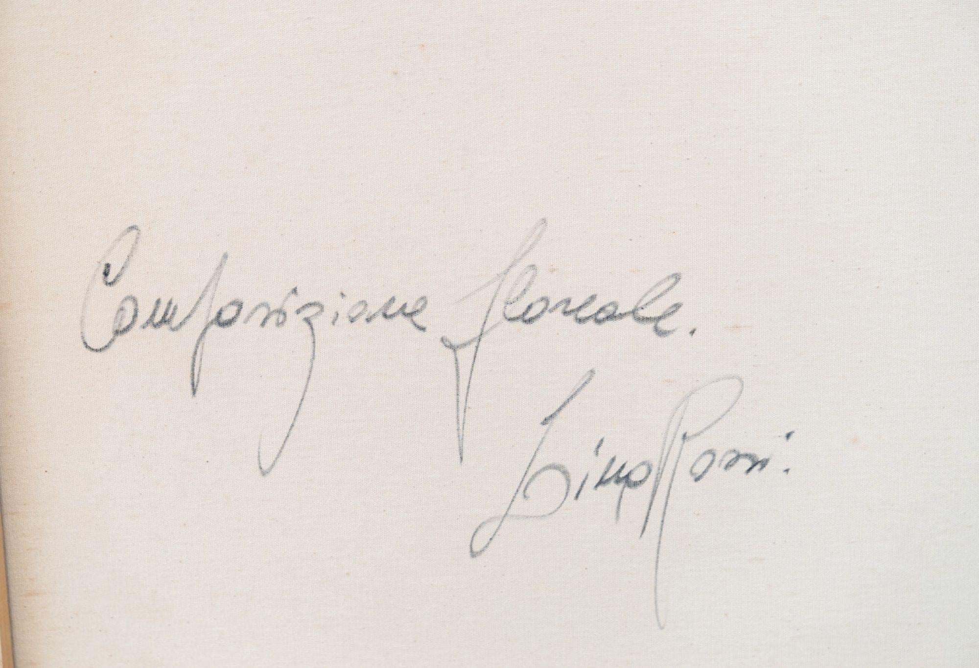 Composition florale de Lina Rossi, années 1930 - L'élégance intemporelle en fleurs en vente 6