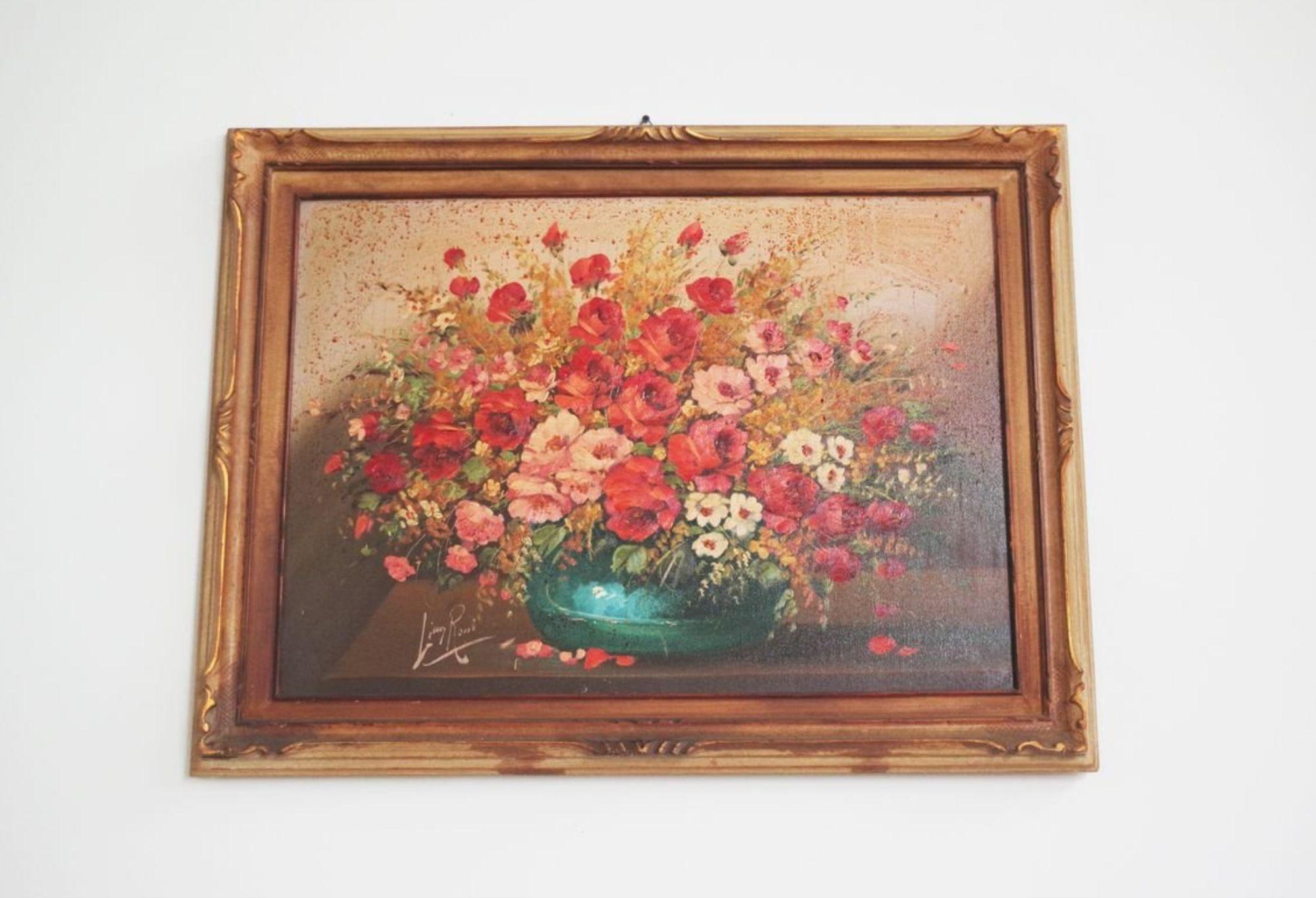 composition florale de Lina Rossi des années 1930 - Un chef-d'œuvre délicat de l'art du début du 20e siècle

Cette composition florale des années 1930 de l'artiste italienne Lina Rossi est une œuvre d'art intemporelle qui capture magnifiquement