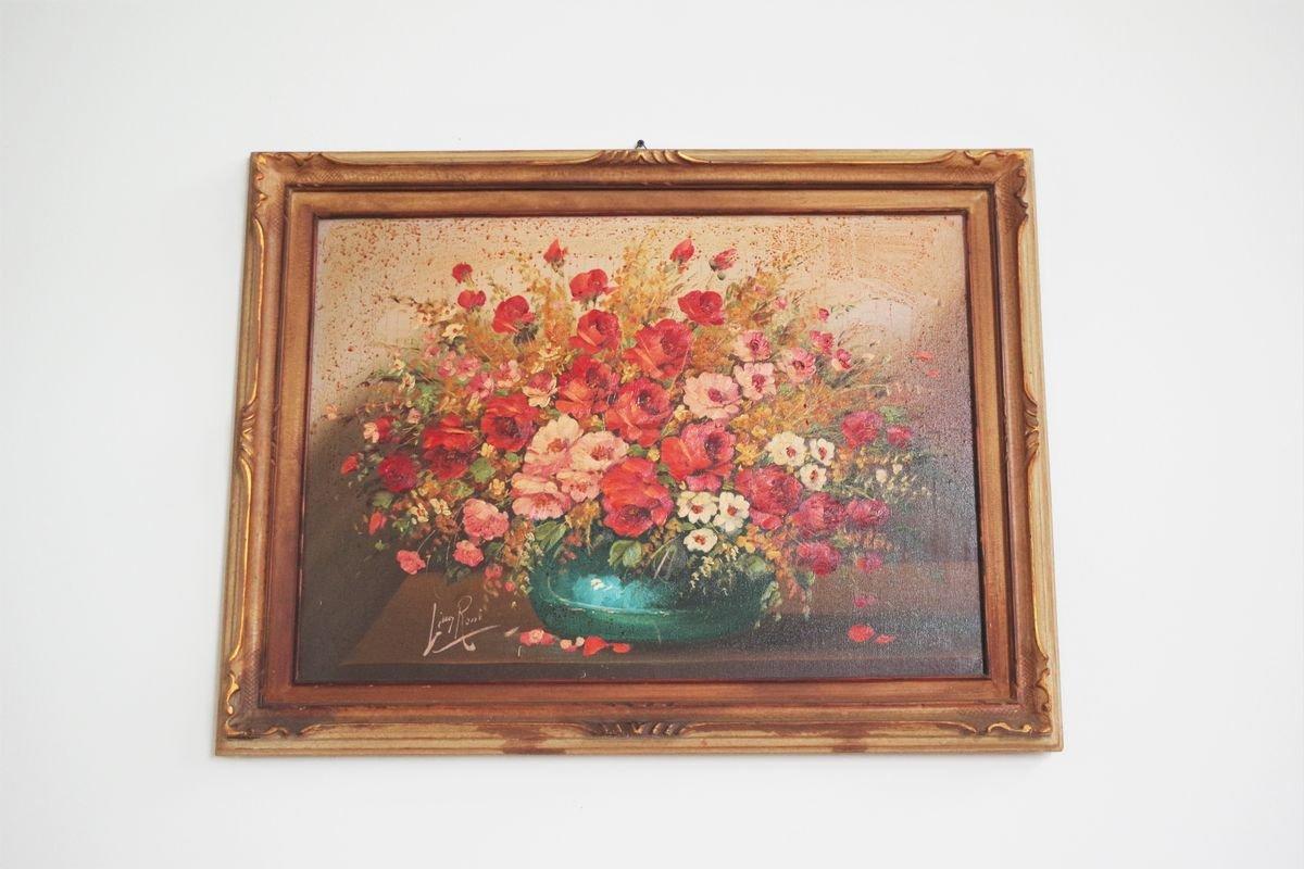 Italian Composition florale de Lina Rossi, années 1930 - L'élégance intemporelle en fleurs en vente