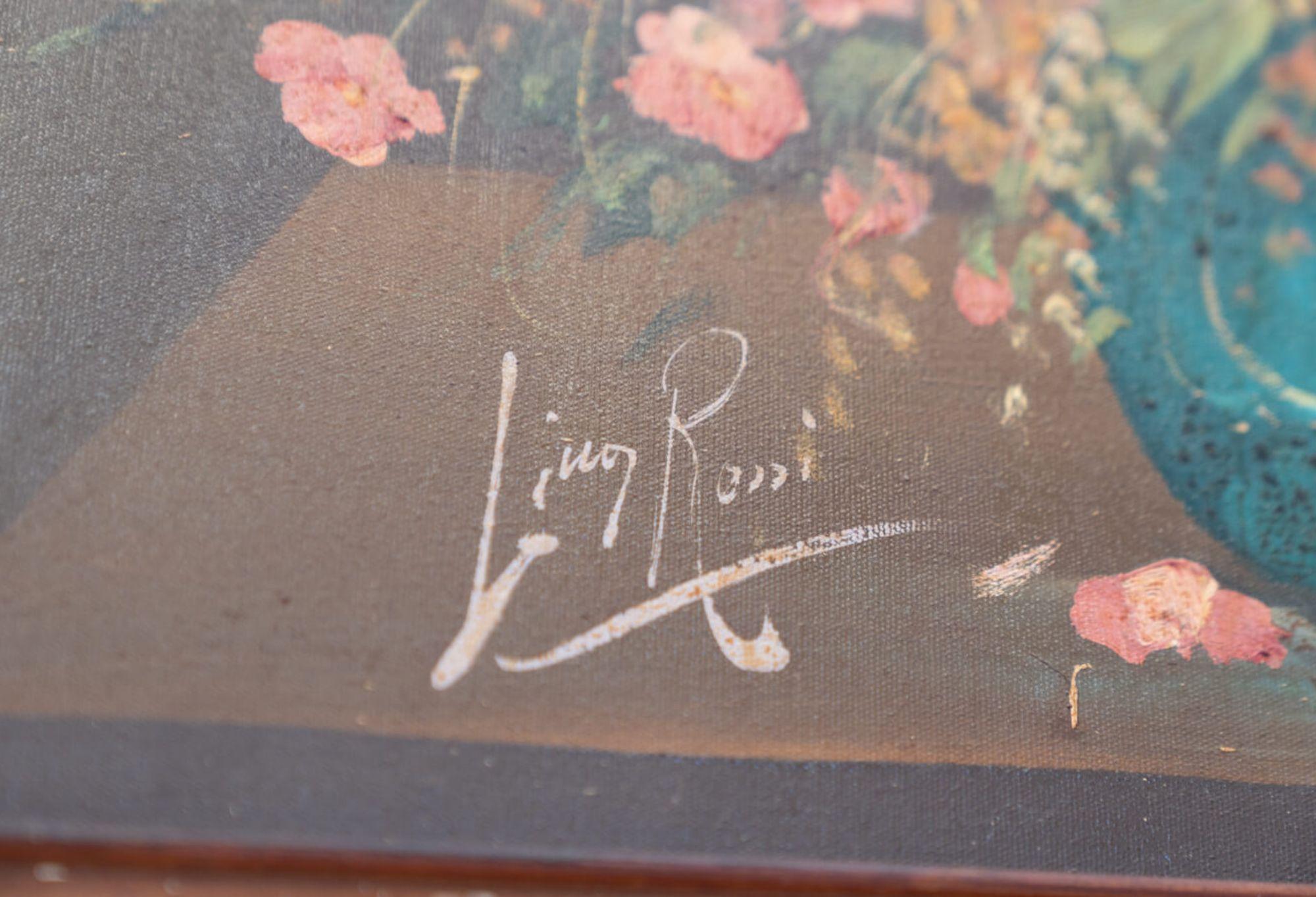 Composition florale de Lina Rossi, années 1930 - L'élégance intemporelle en fleurs en vente 2