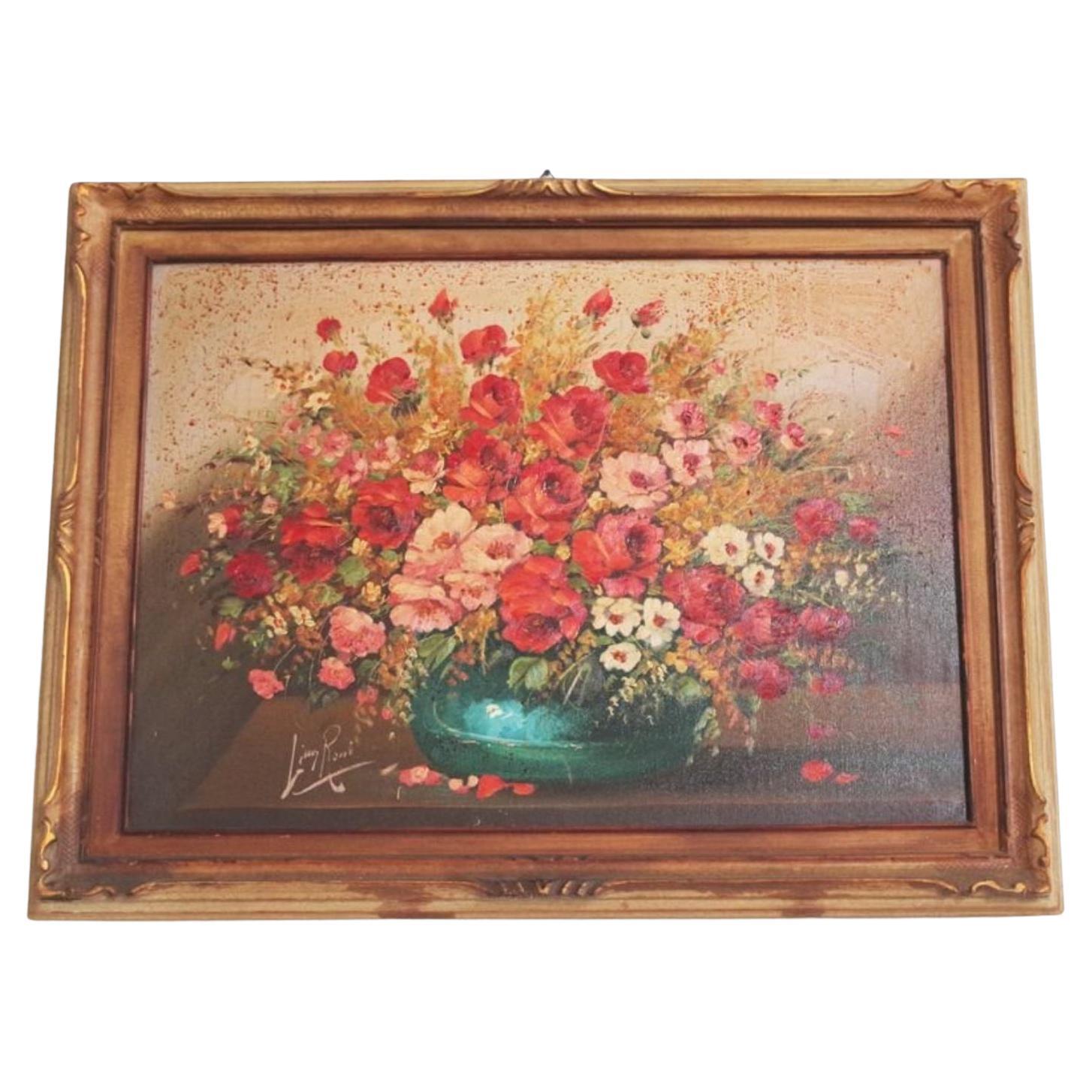 Composition florale de Lina Rossi, années 1930 - L'élégance intemporelle en fleurs en vente
