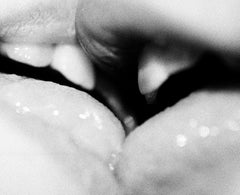 Untitled (Diary) – Lina Scheynius, Black and White, Woman, Kiss, Lips, Erotic