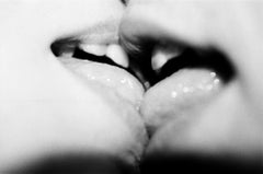 Untitled (Diary) – Lina Scheynius, Black and White, Woman, Kiss, Lips, Erotic
