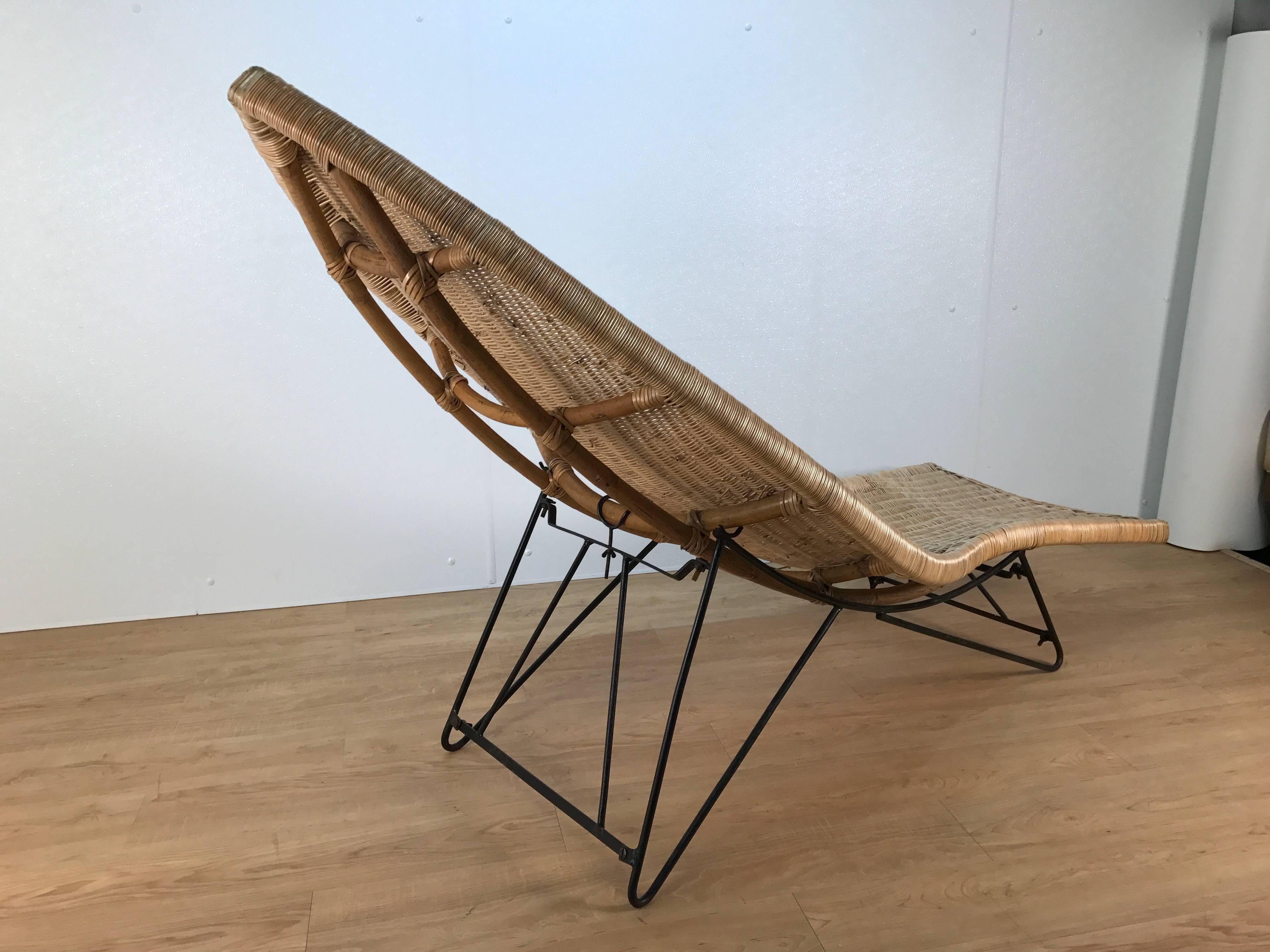 Lina Zervudachi for Elsa Schiaparelli rattan fish lounge.