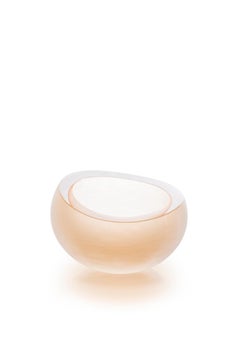 21st Century Federico Peri Linae Small Vase Murano Glass Rosé colour