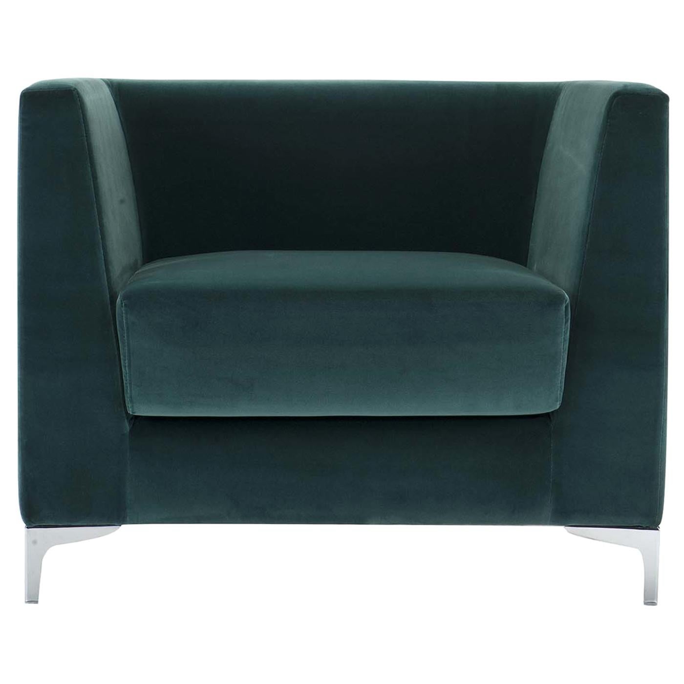 Lincoln Blue-Green Armchair