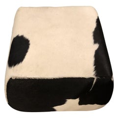 Lind Cowhide Ottoman, 21st Century