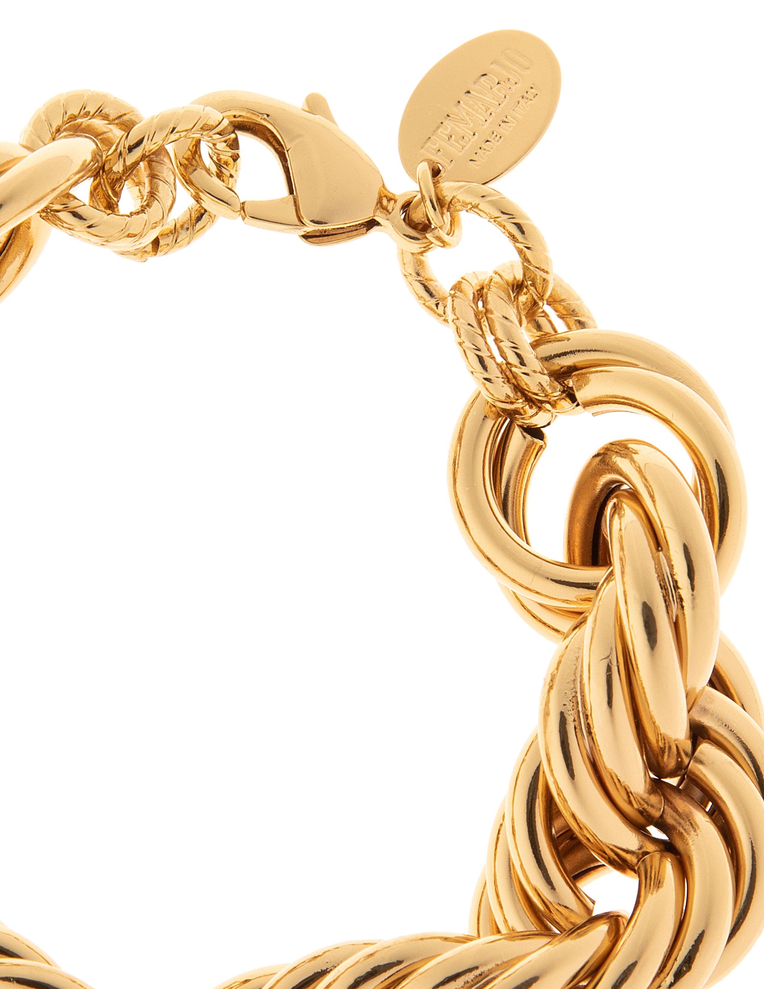 Women's or Men's Linda 24kt gold plated brass brecelet