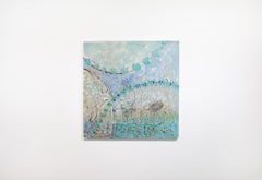 "Hidden Reef" Abstract Encaustic Painting