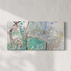 "Nature's Path" Abstract Encaustic Painting