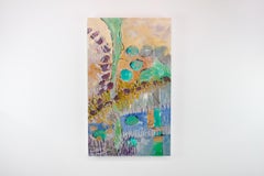 "River Walk" Pittura astratta a encausto