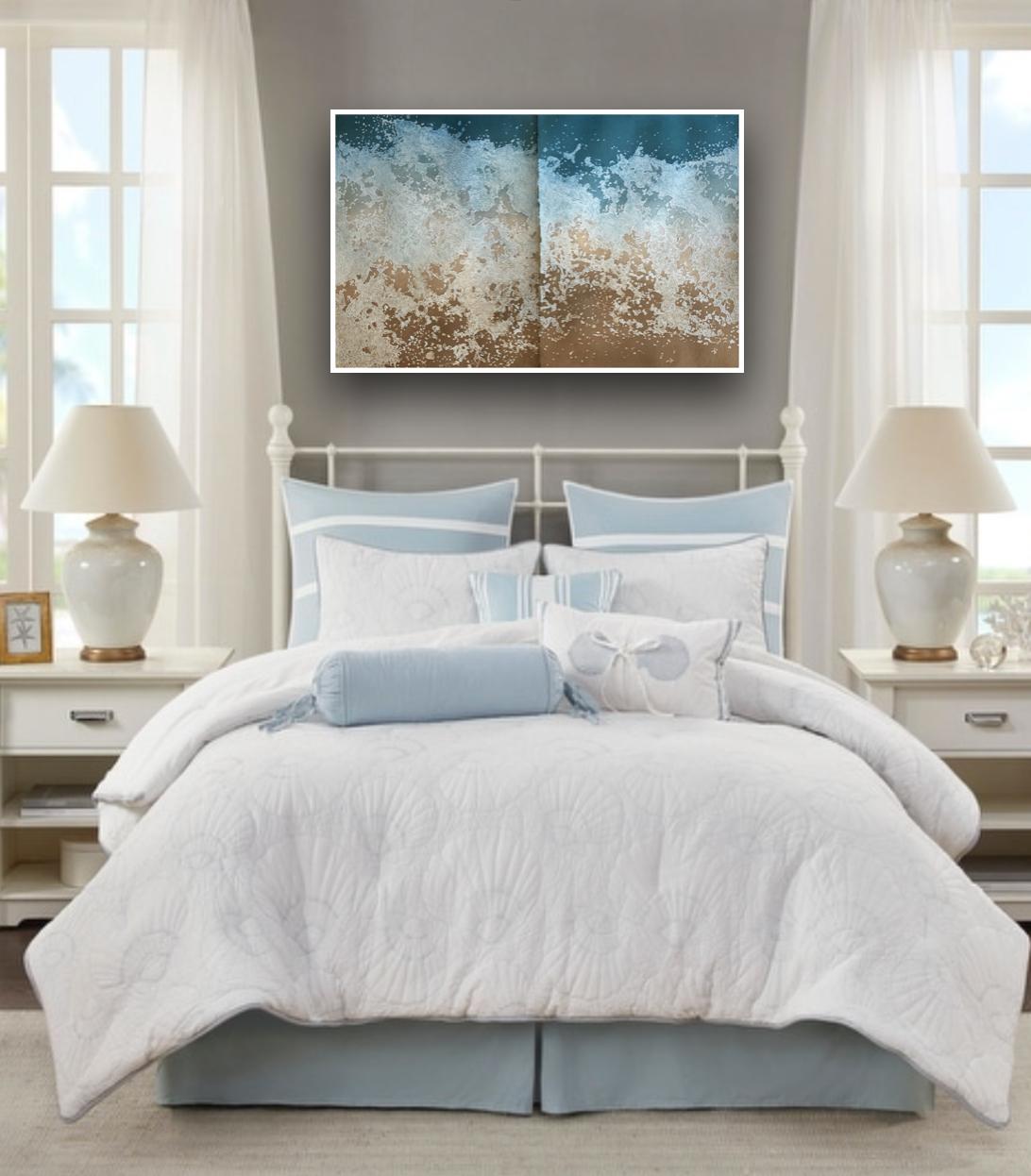 Artist: Linda Brosterman
Title: Waves 11B
Medium: Acrylic, gouache, and Watercolor on paper
Size: 30 x 44 inches 
Edition: Unique


In 
