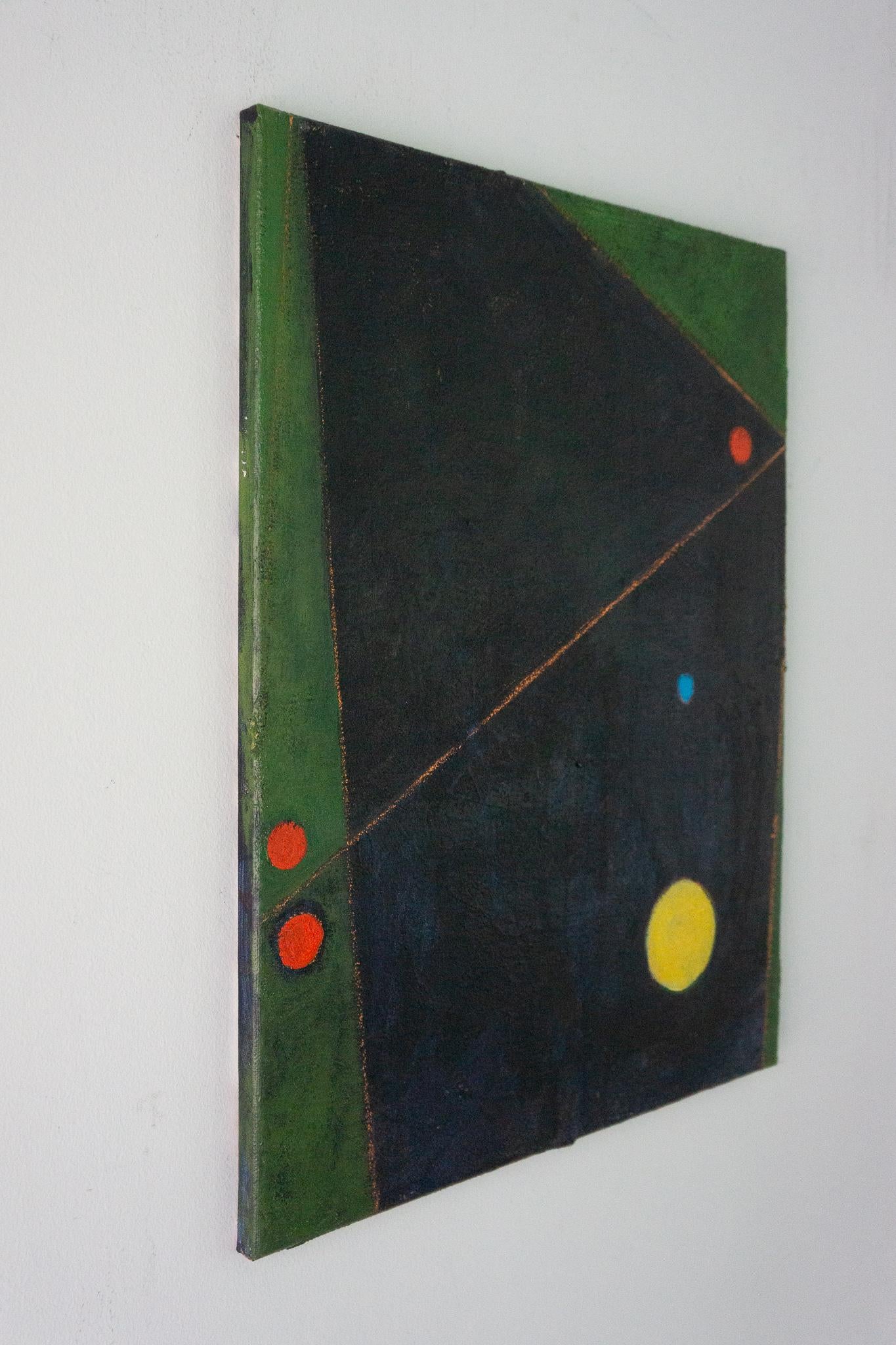 Abstraktes Gemälde, Sostenuto – Painting von Linda Cassidy