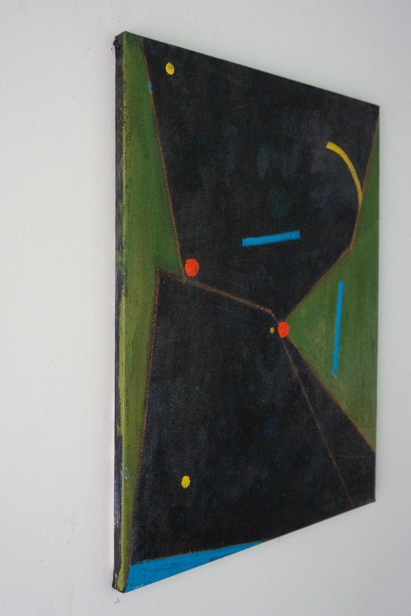 Interlude, peinture abstraite - Painting de Linda Cassidy