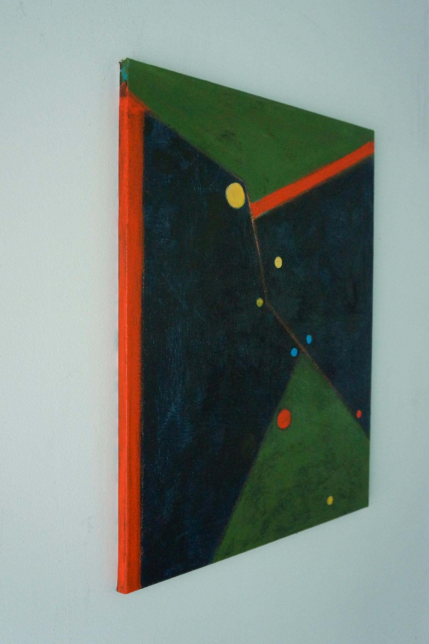 Andante, Abstraktes Gemälde – Painting von Linda Cassidy