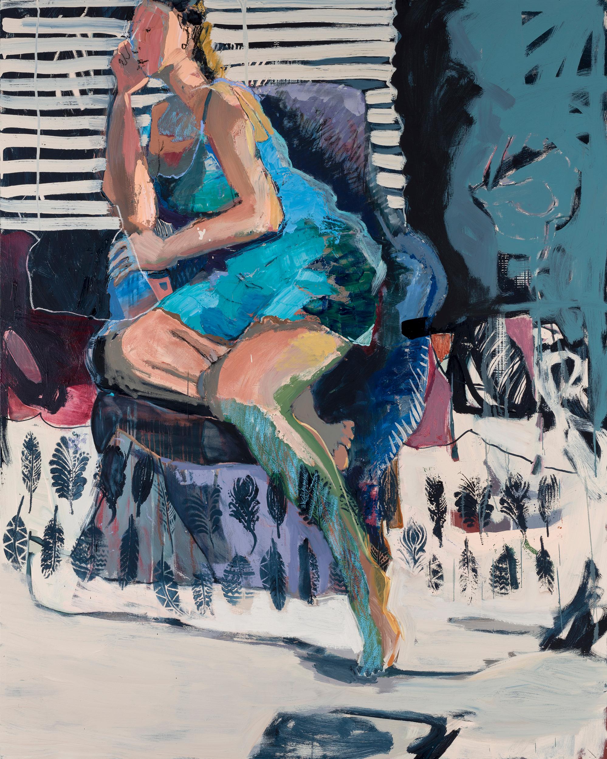 Figurative Painting di Linda Christensen - Narrativa