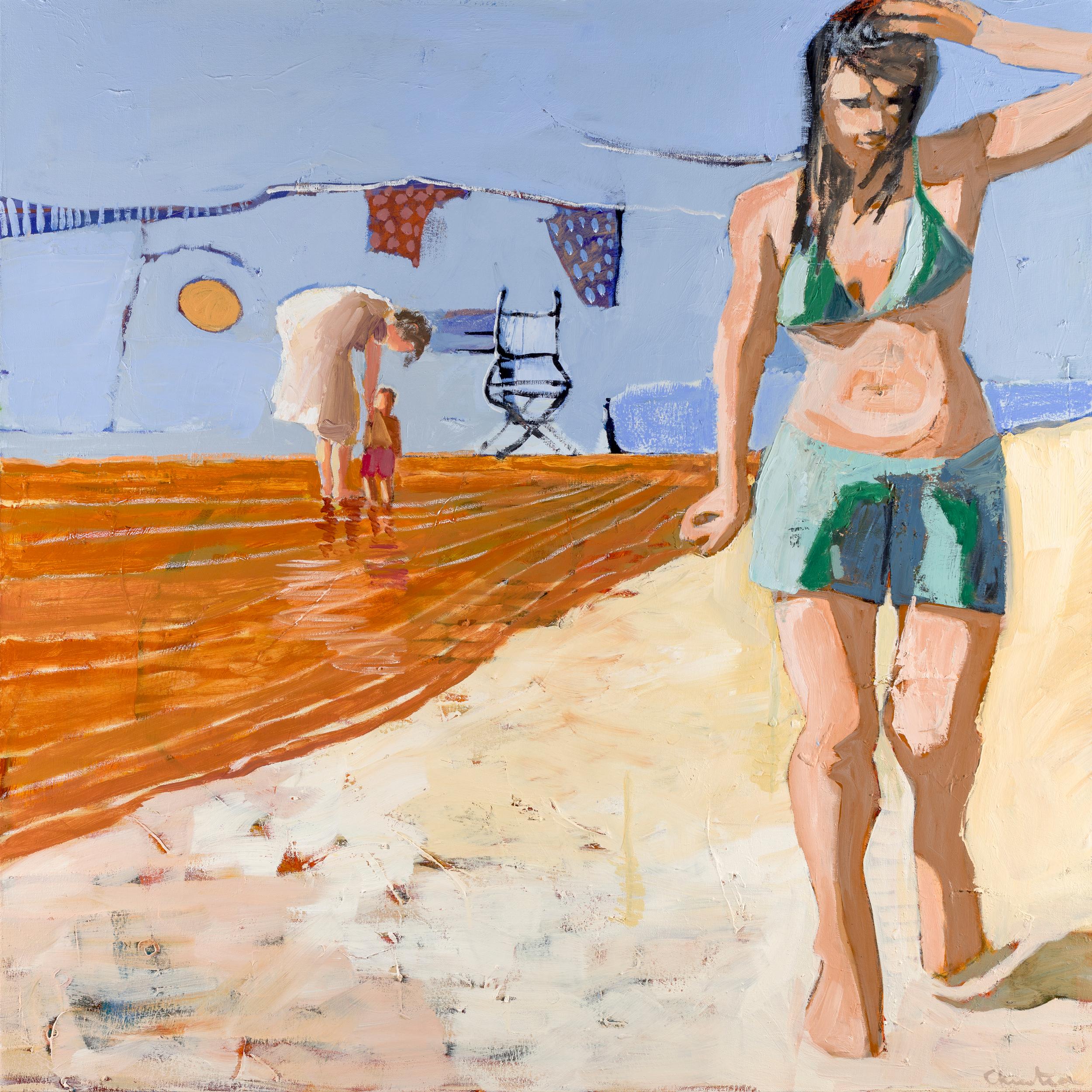 Figurative Painting di Linda Christensen - Tempo