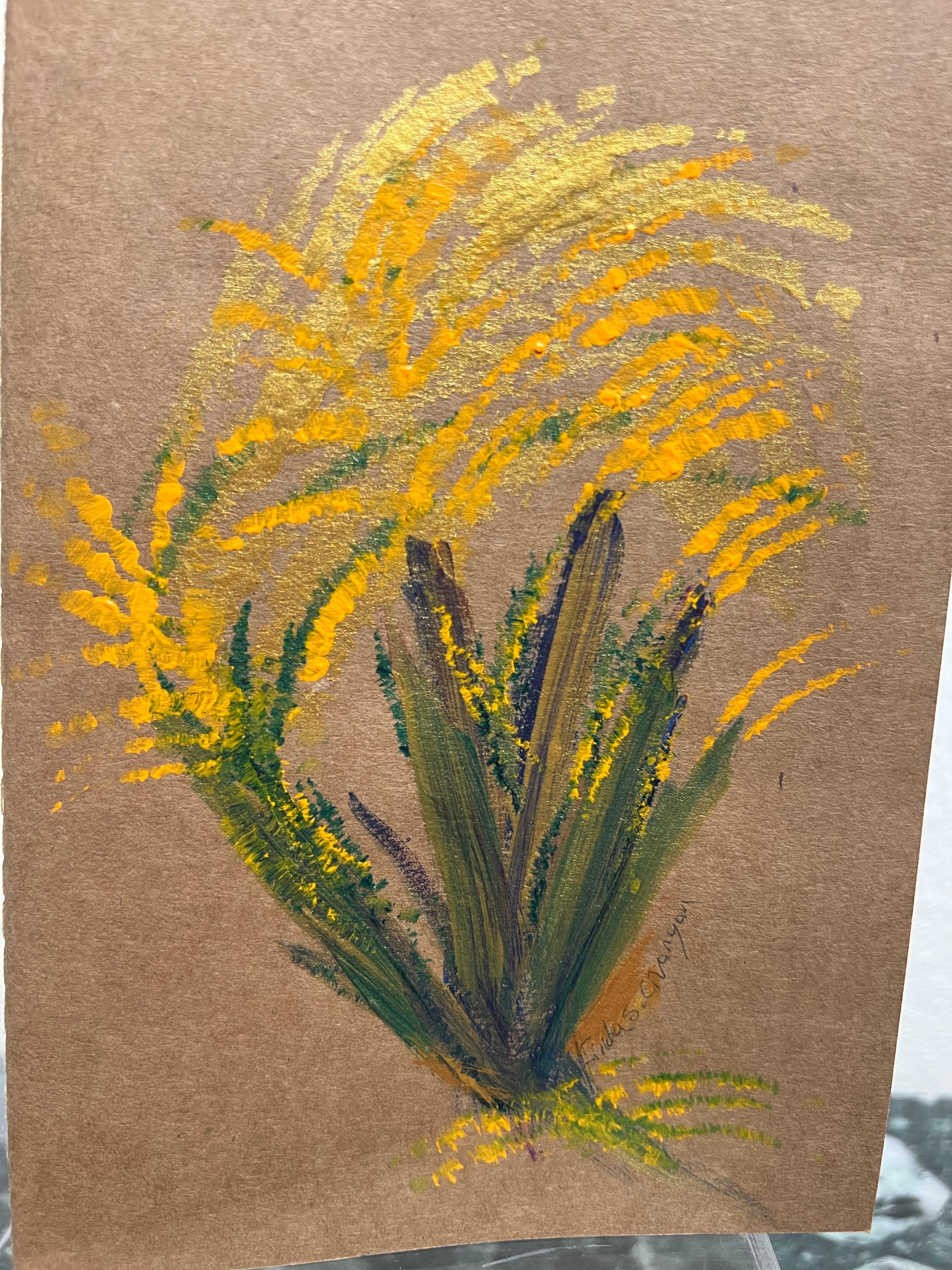 Il linguaggio dei fiori, l'arte contemporanea della natura. - Painting di Linda Civanyan Stepanian