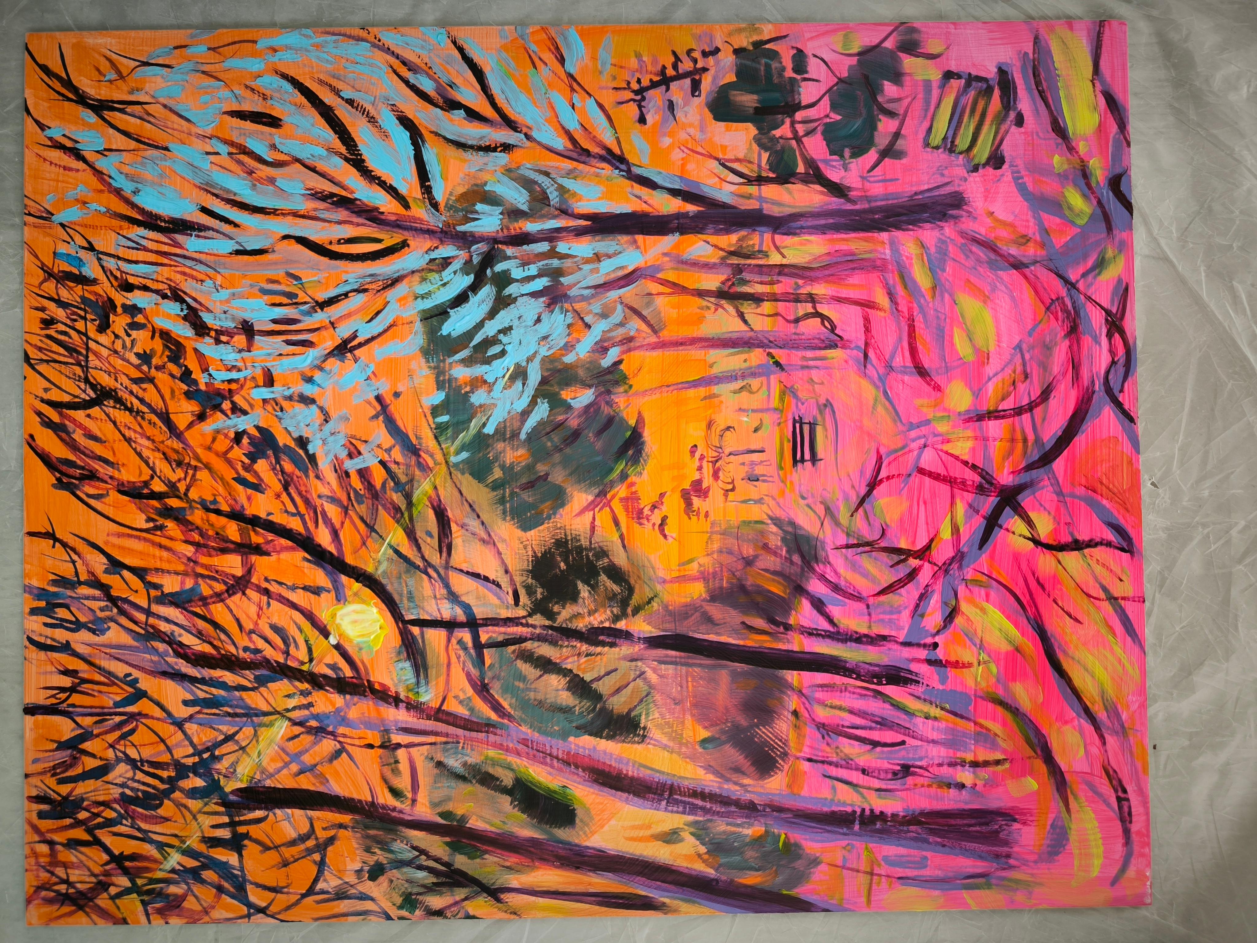 A little sunshine - Painting by  Linda Clerget