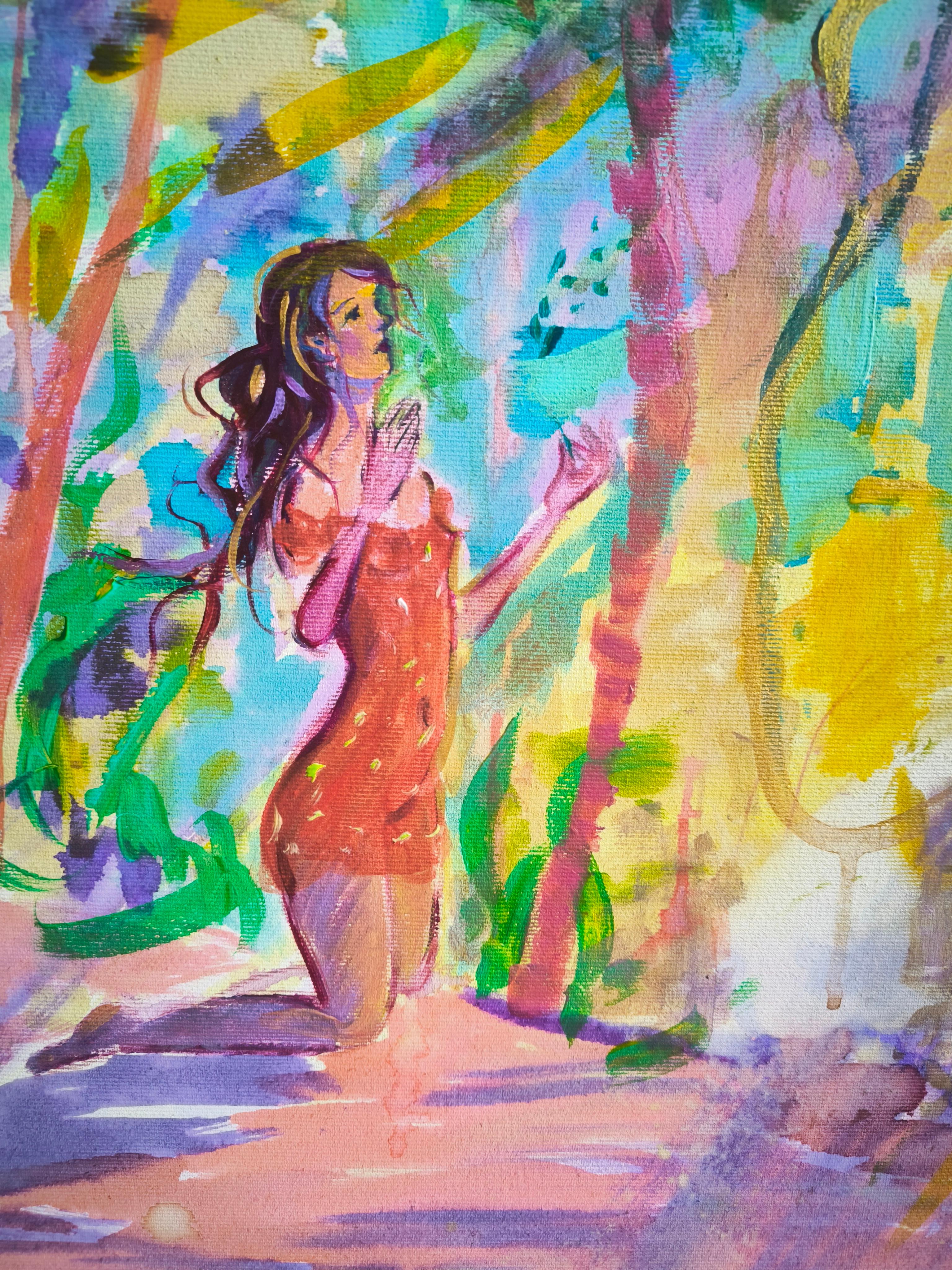 Despertar la Luz - Painting Fauvista de  Linda Clerget