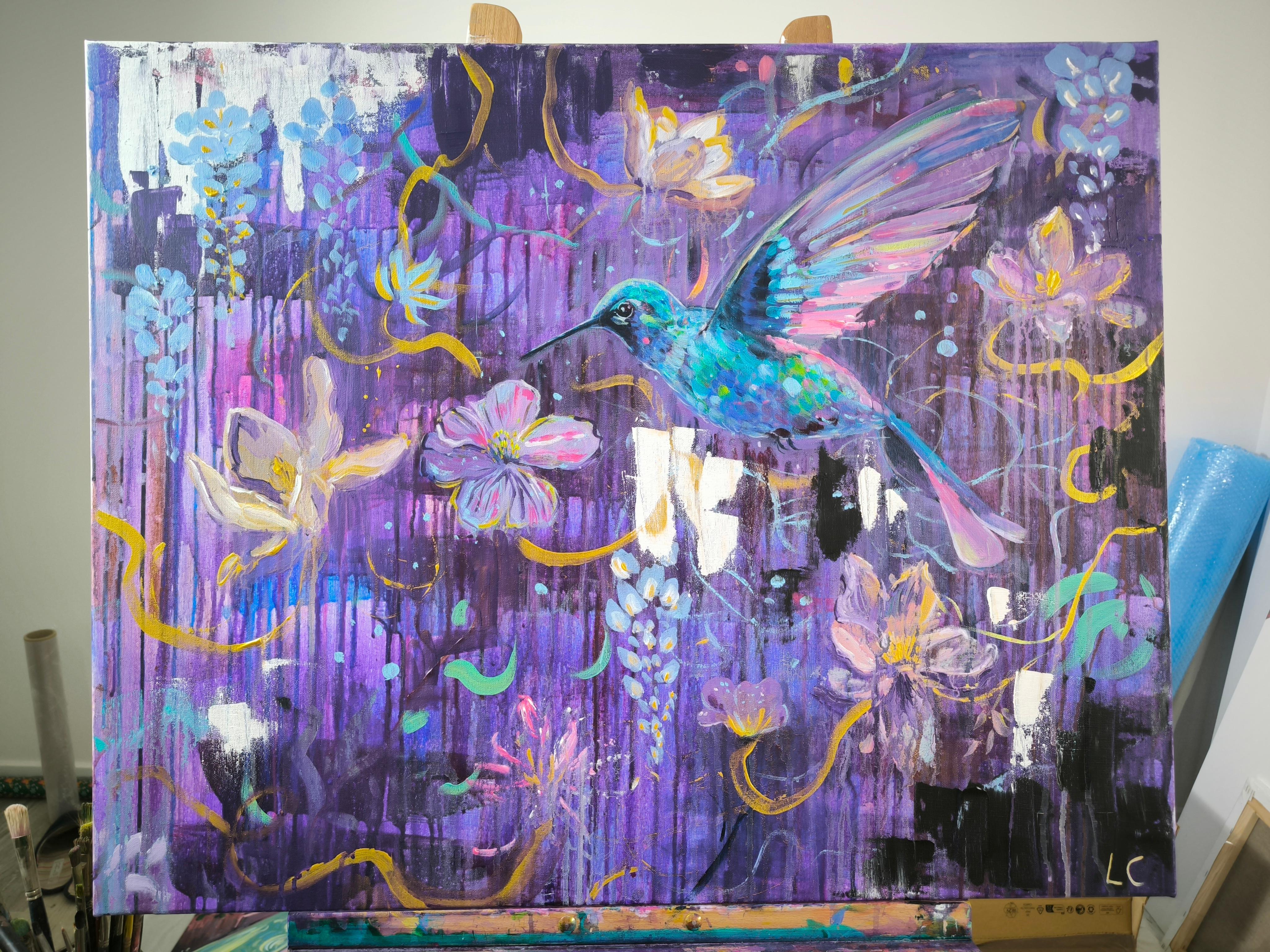 Danza Celeste - Painting di  Linda Clerget