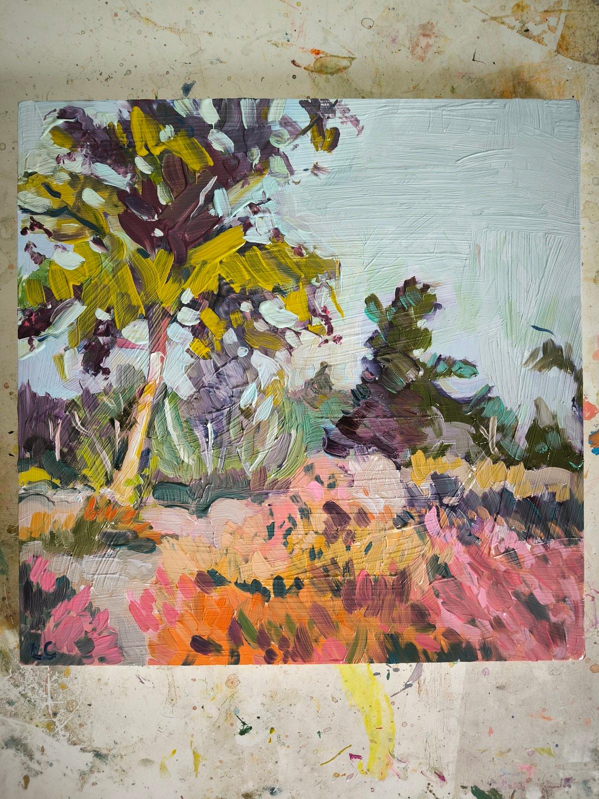 Immergiti nell'atmosfera incantevole della foresta di Fontainebleau grazie a questo dittico di Linda Clerget. Con le opere 