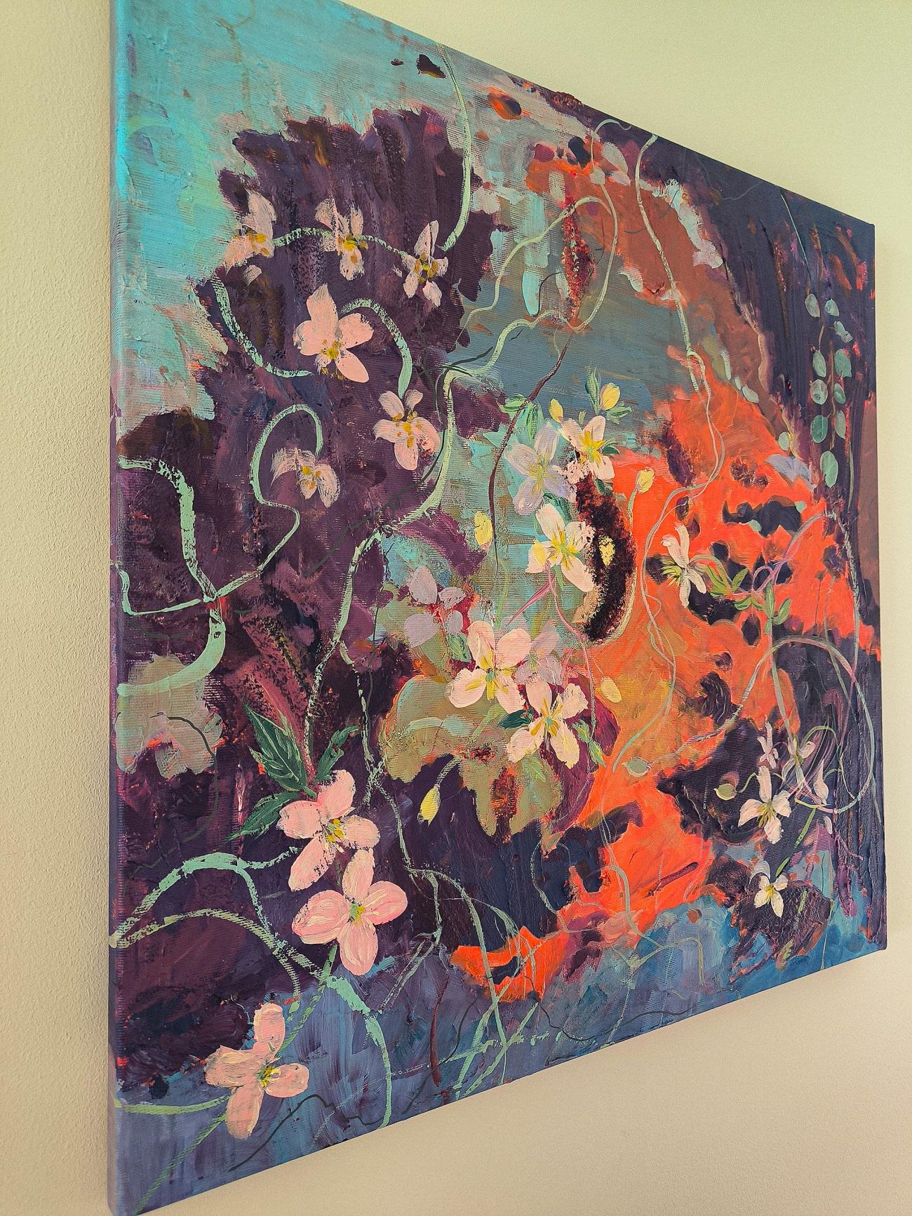 „Embracing the Present“ und „Serenity“ (Fauvismus), Painting, von  Linda Clerget