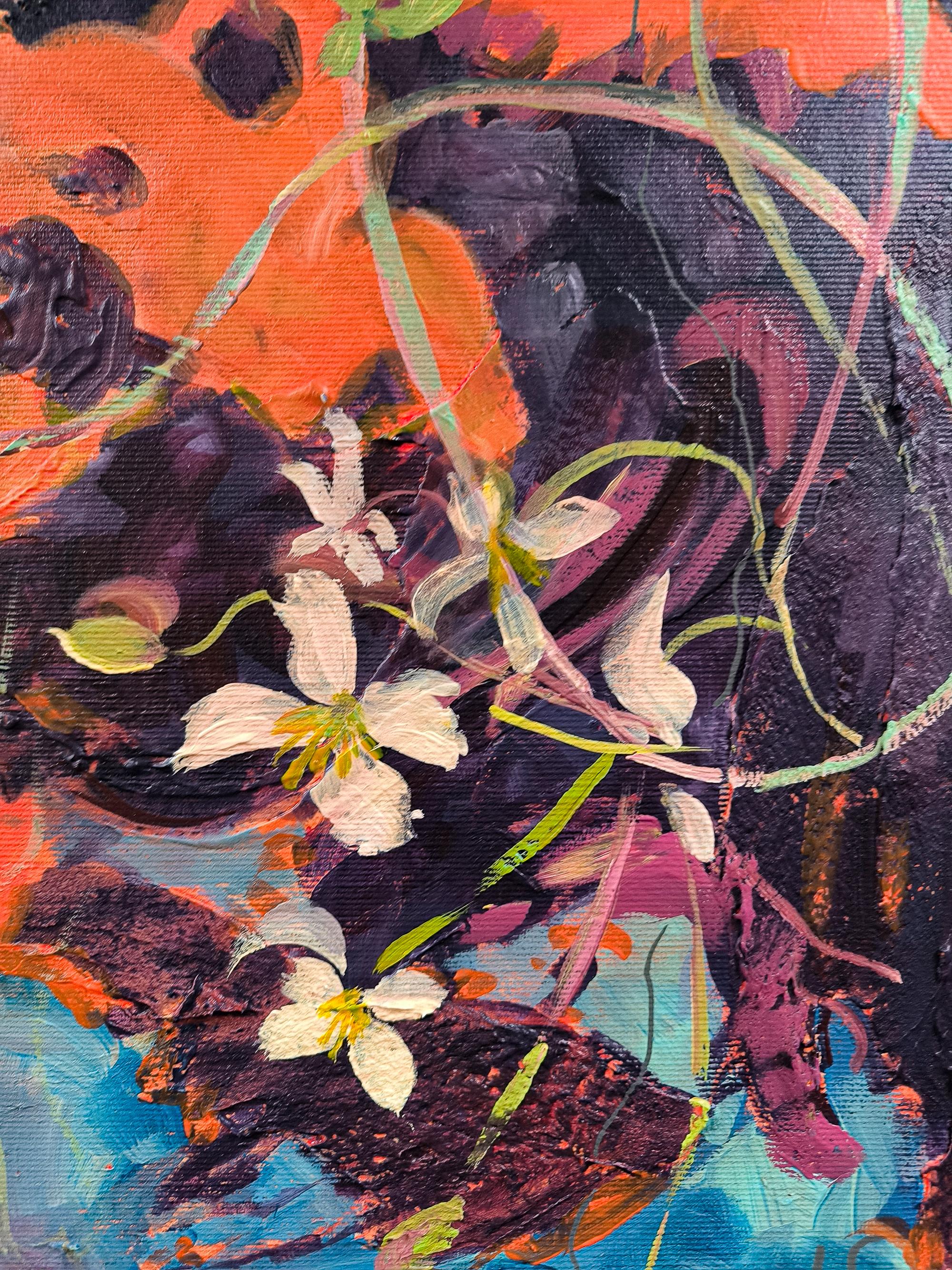 ABBRACCIARE IL PRESENTE - Painting di  Linda Clerget