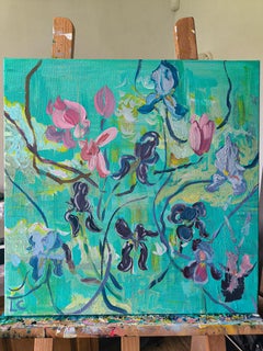 Iris and Roses