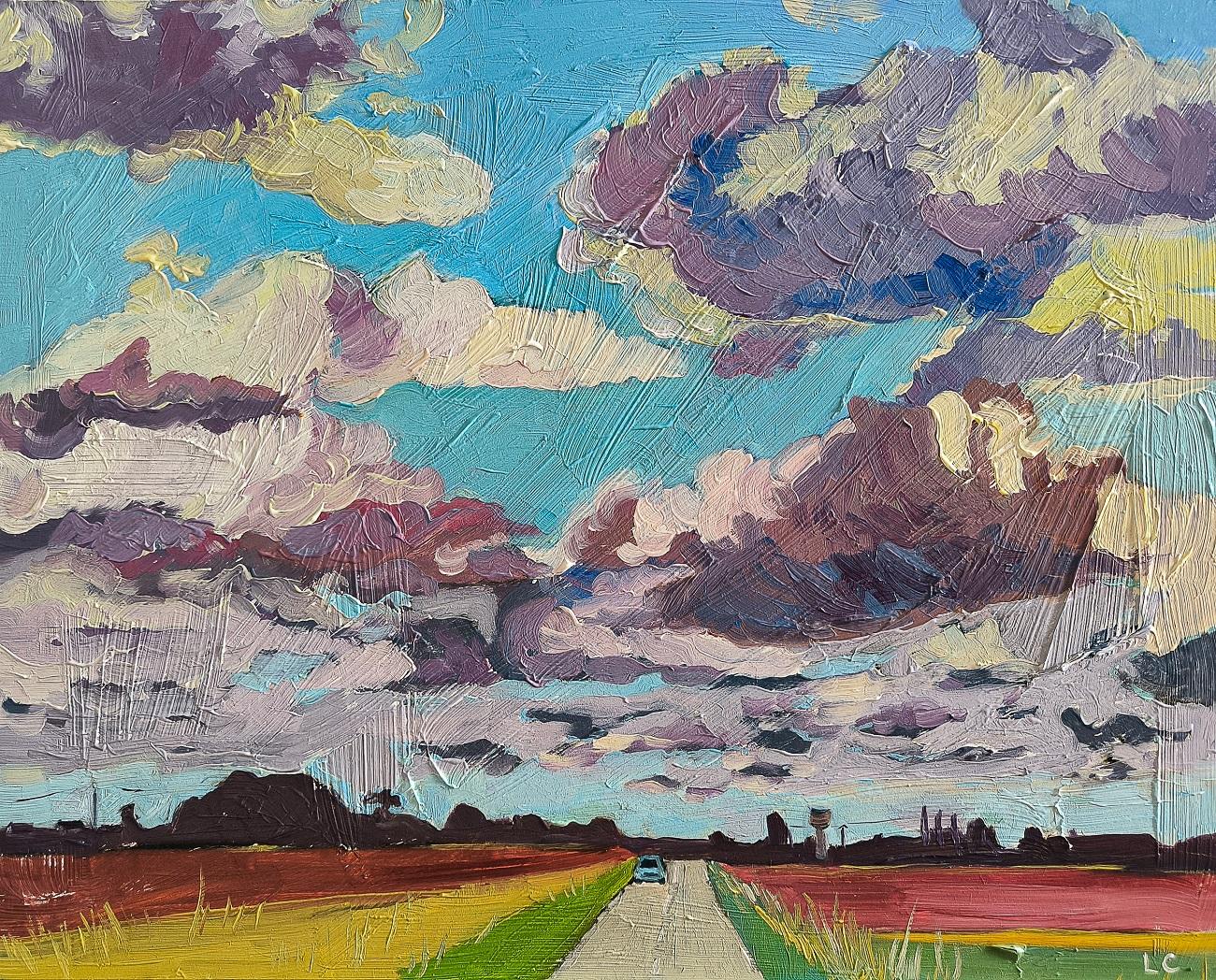 Me voy contigo - Painting de  Linda Clerget