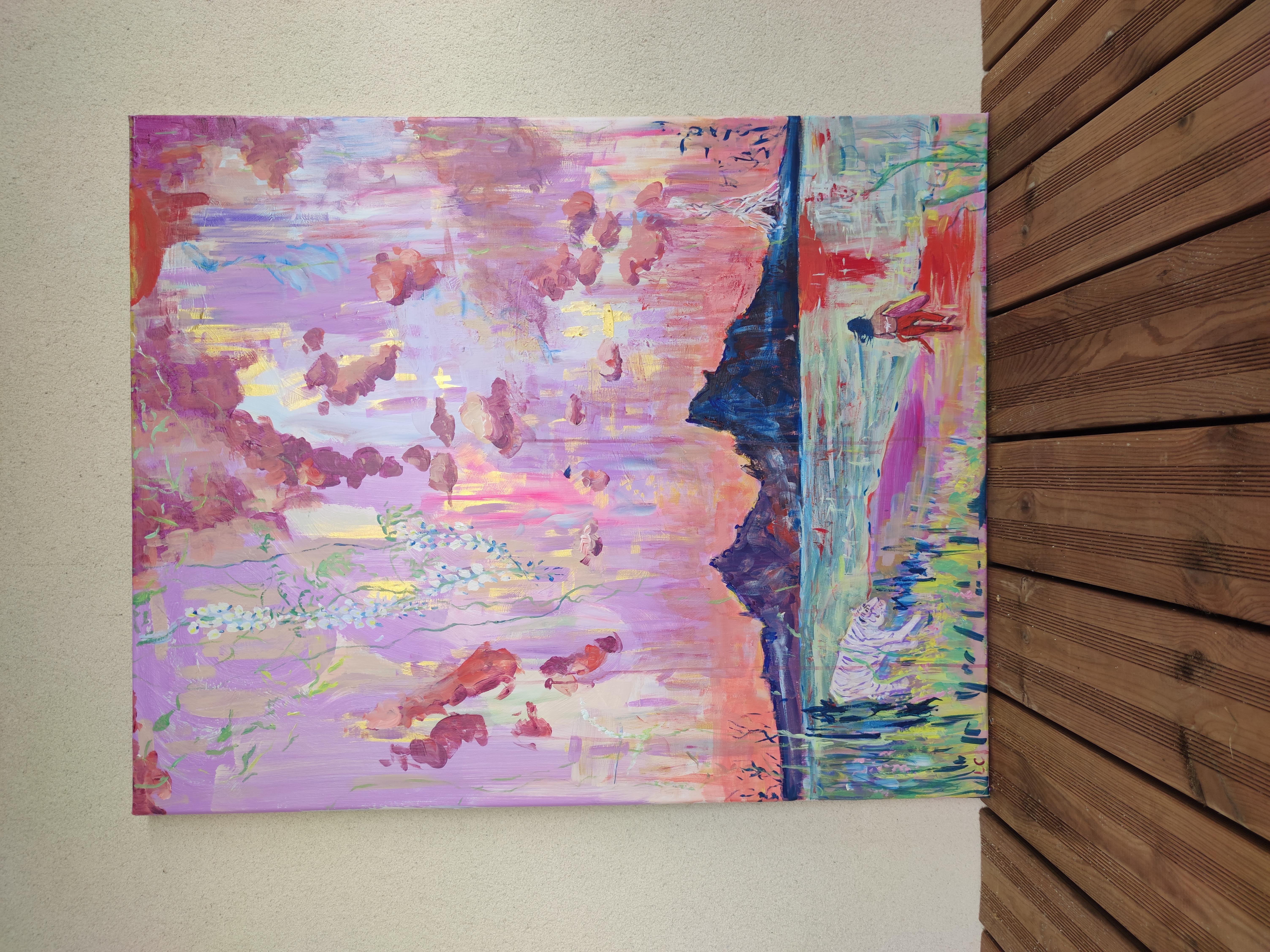 Montañas del Tigre Blanco - Painting de  Linda Clerget