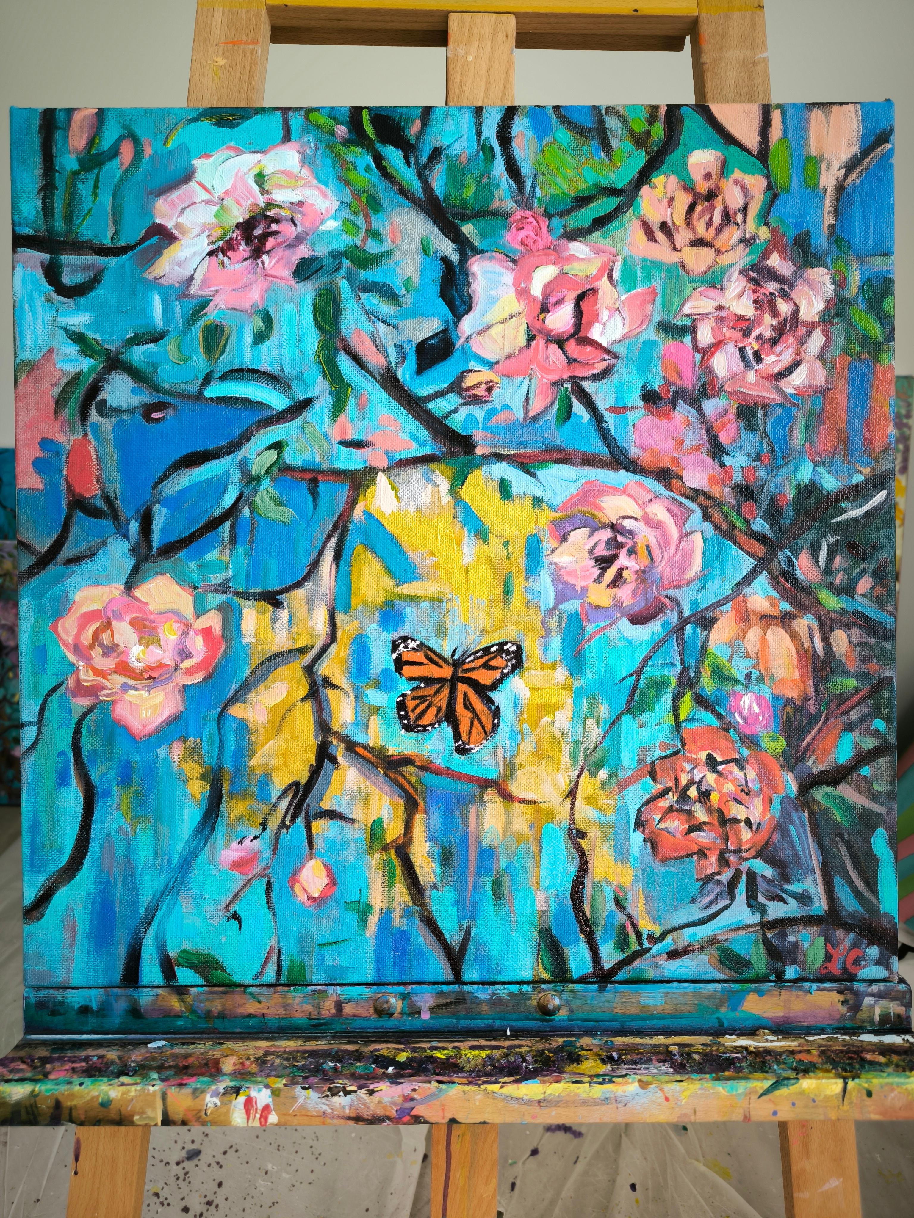 Resonando en tu interior - Painting de  Linda Clerget