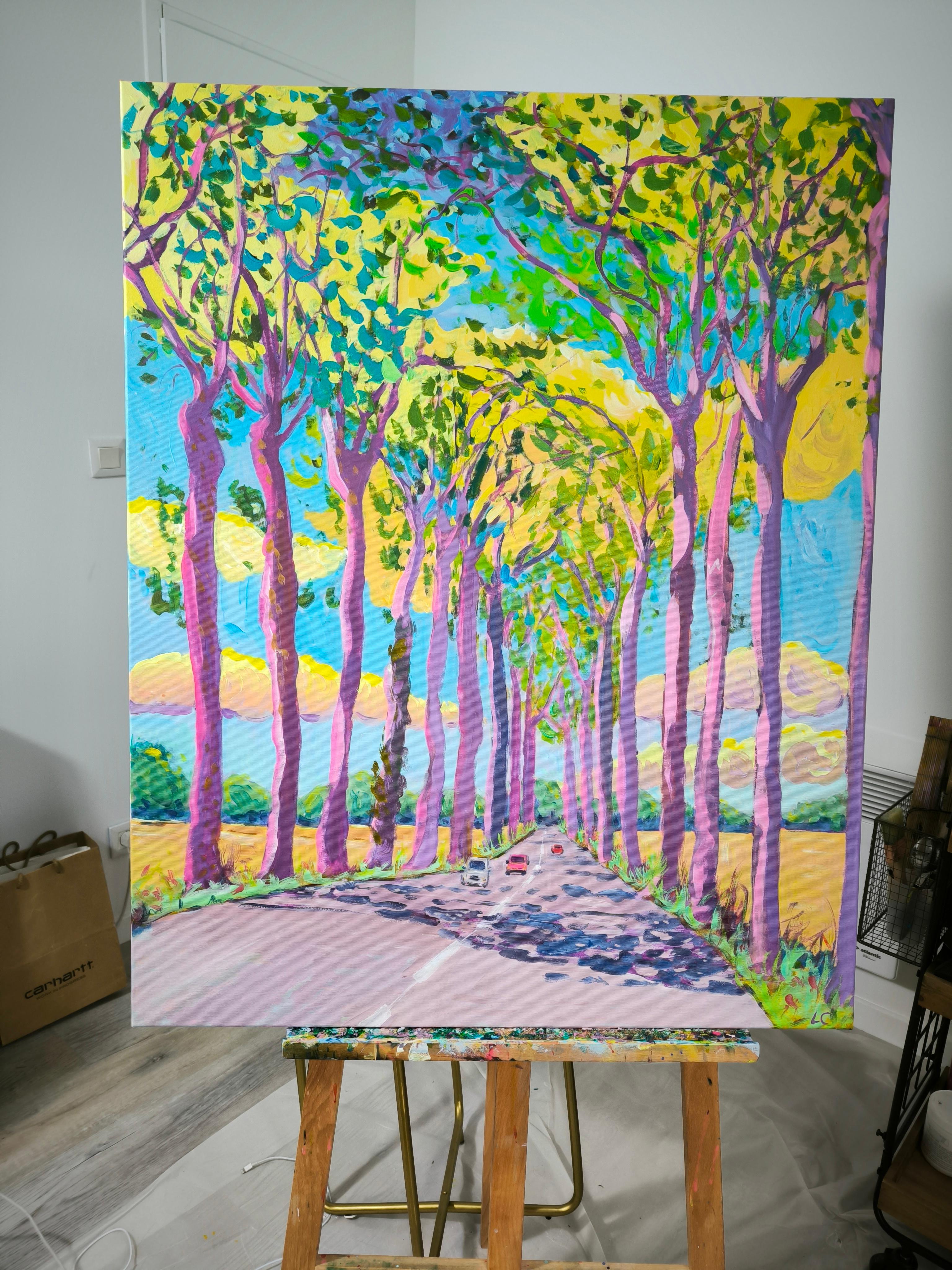 Anhelo de verano - Painting Fauvista de  Linda Clerget