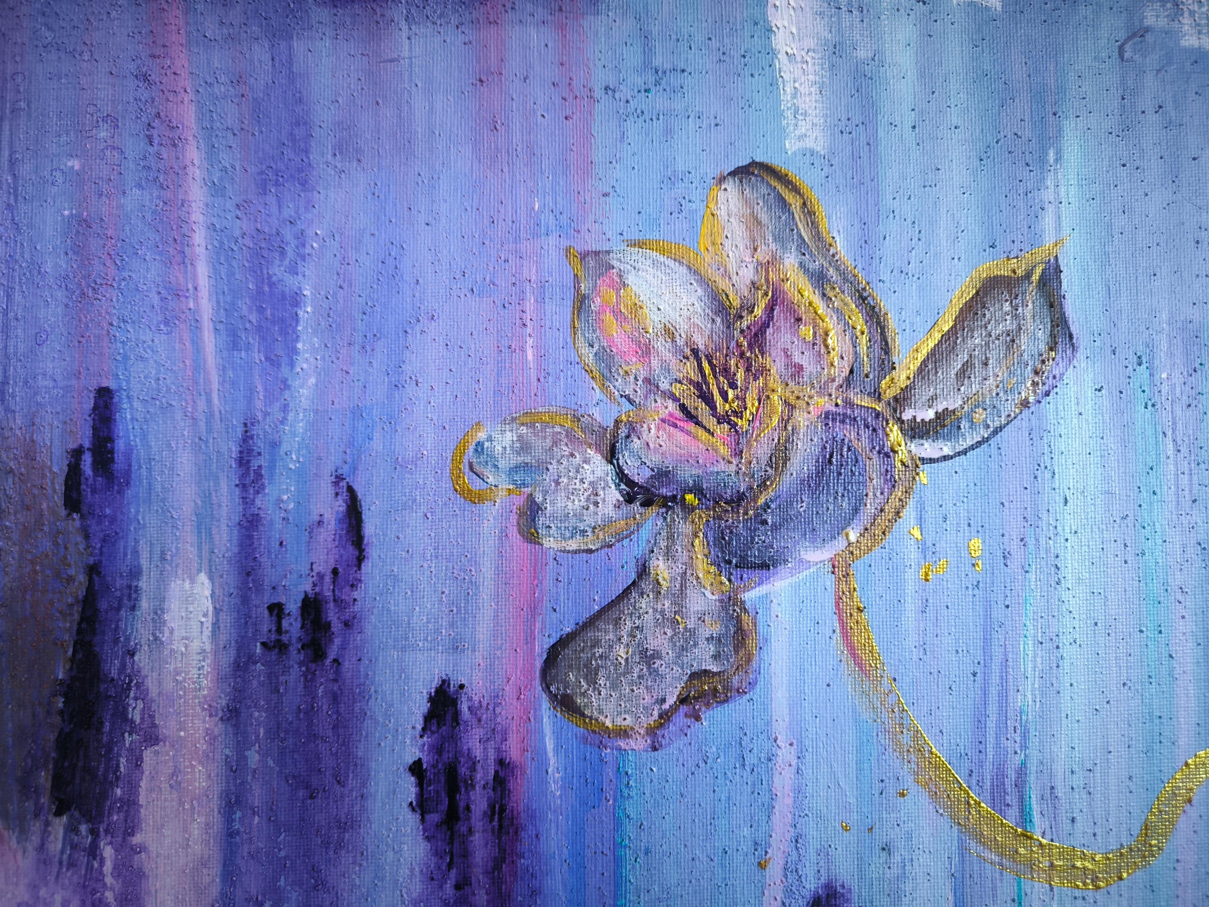 The Guardian - Animal Painting Viola di  Linda Clerget