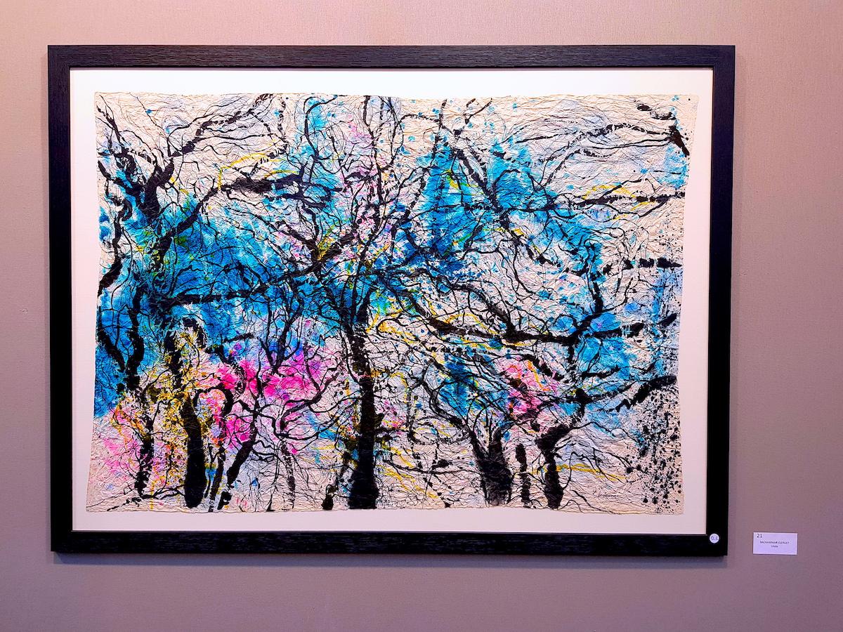 Das Gedicht der Bäume – Painting von  Linda Clerget