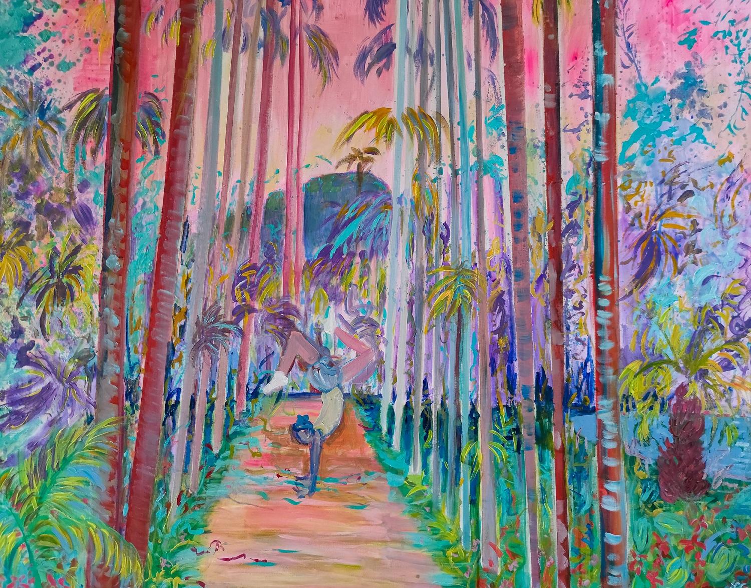  Linda Clerget Landscape Painting - Tropical body