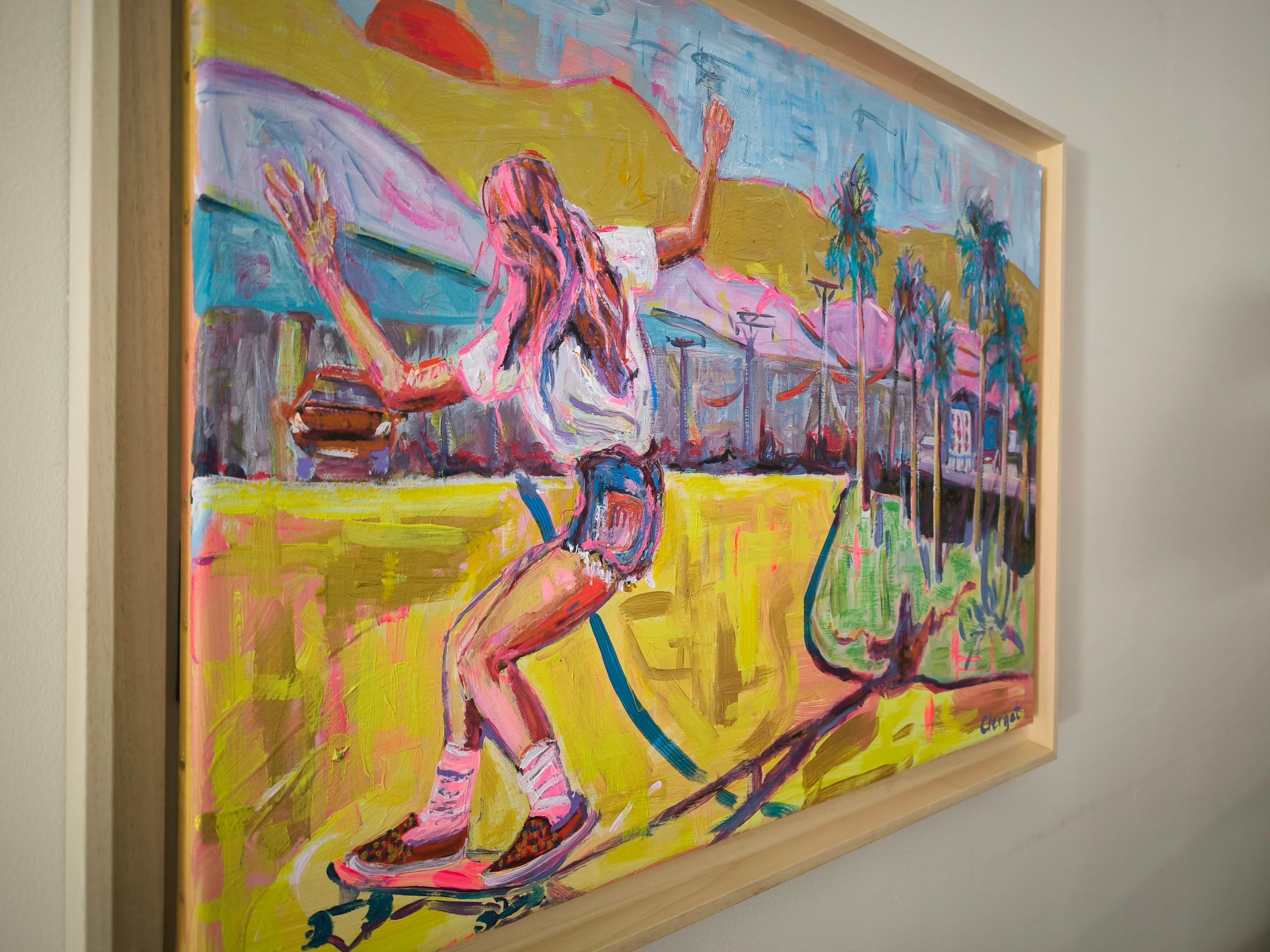Sensaciones salvajes - Painting Impresionista abstracto de  Linda Clerget