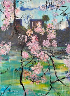 Vue sur les cerises
