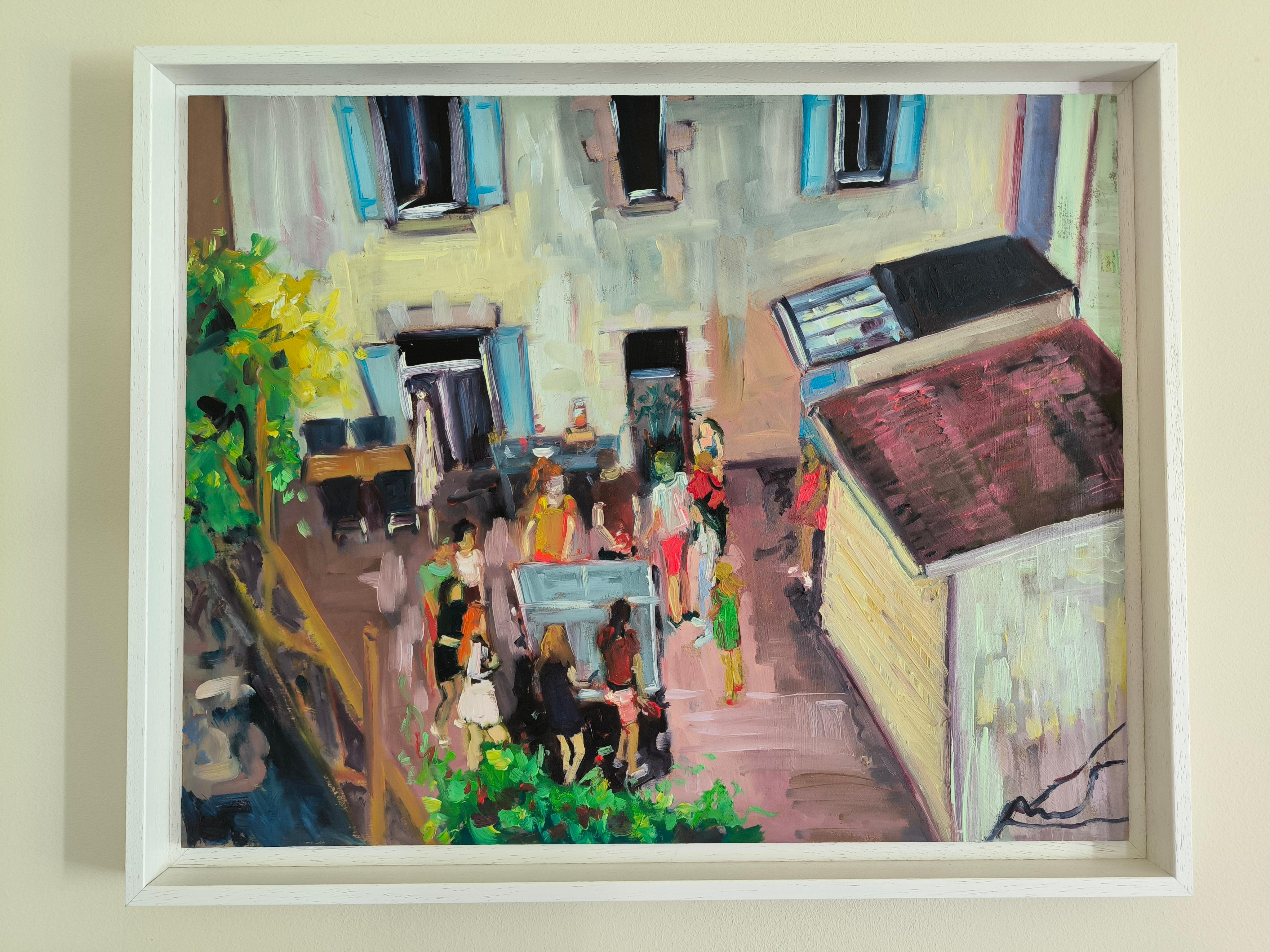 Alla prima olio impressionista francese 