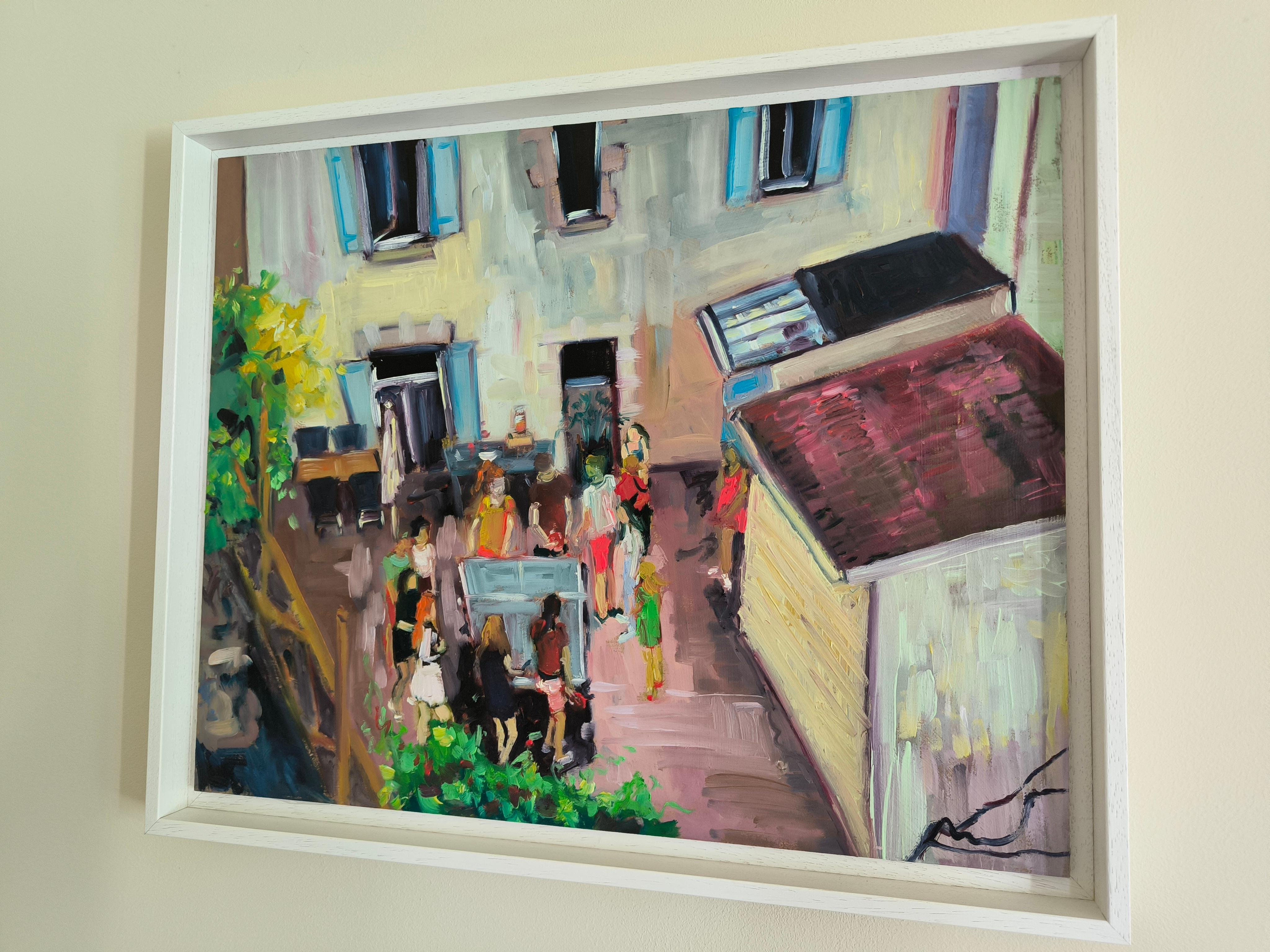 Alla prima olio impressionista francese 