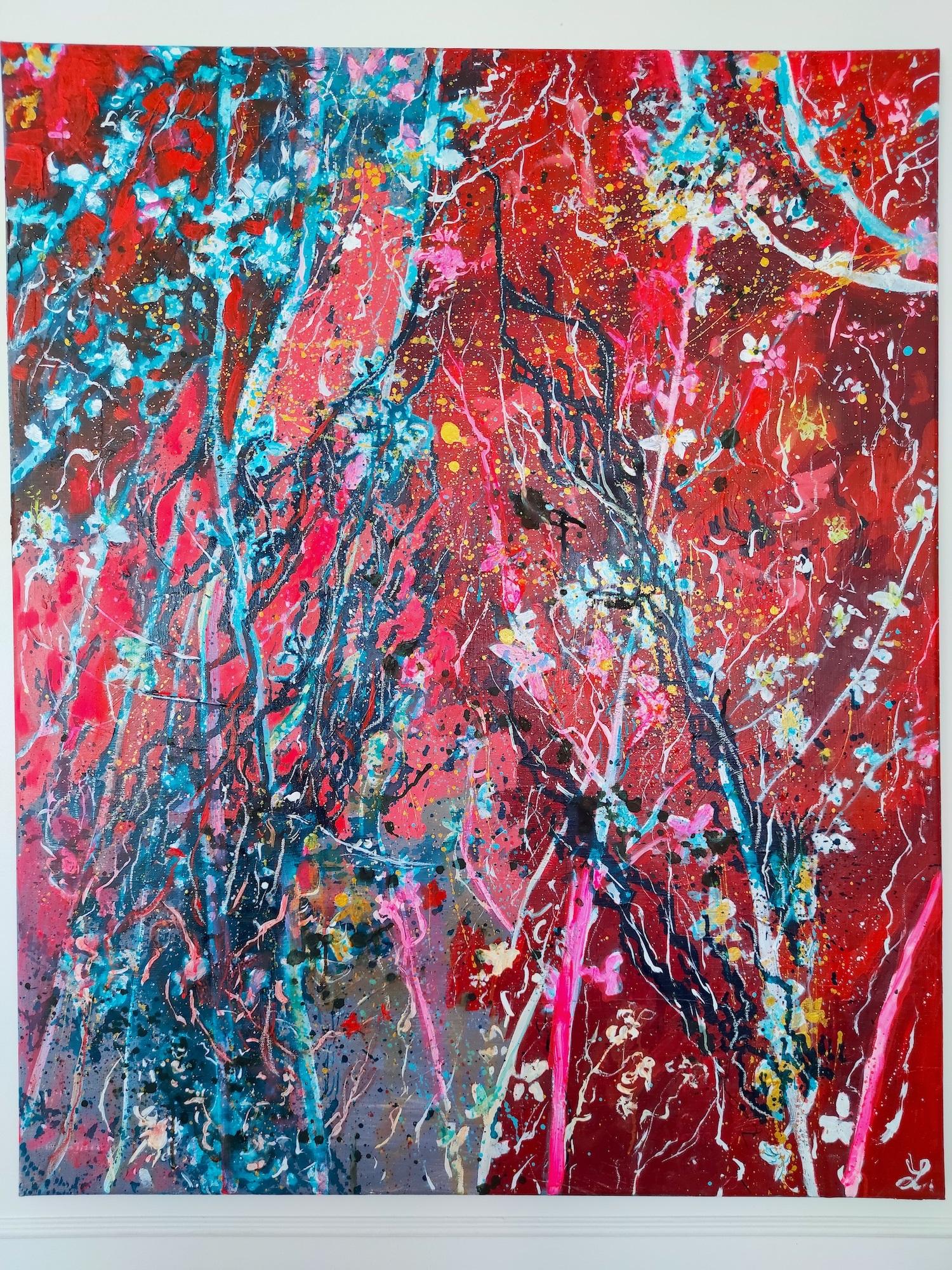 Eco di schiusa - Painting di Linda Clerget