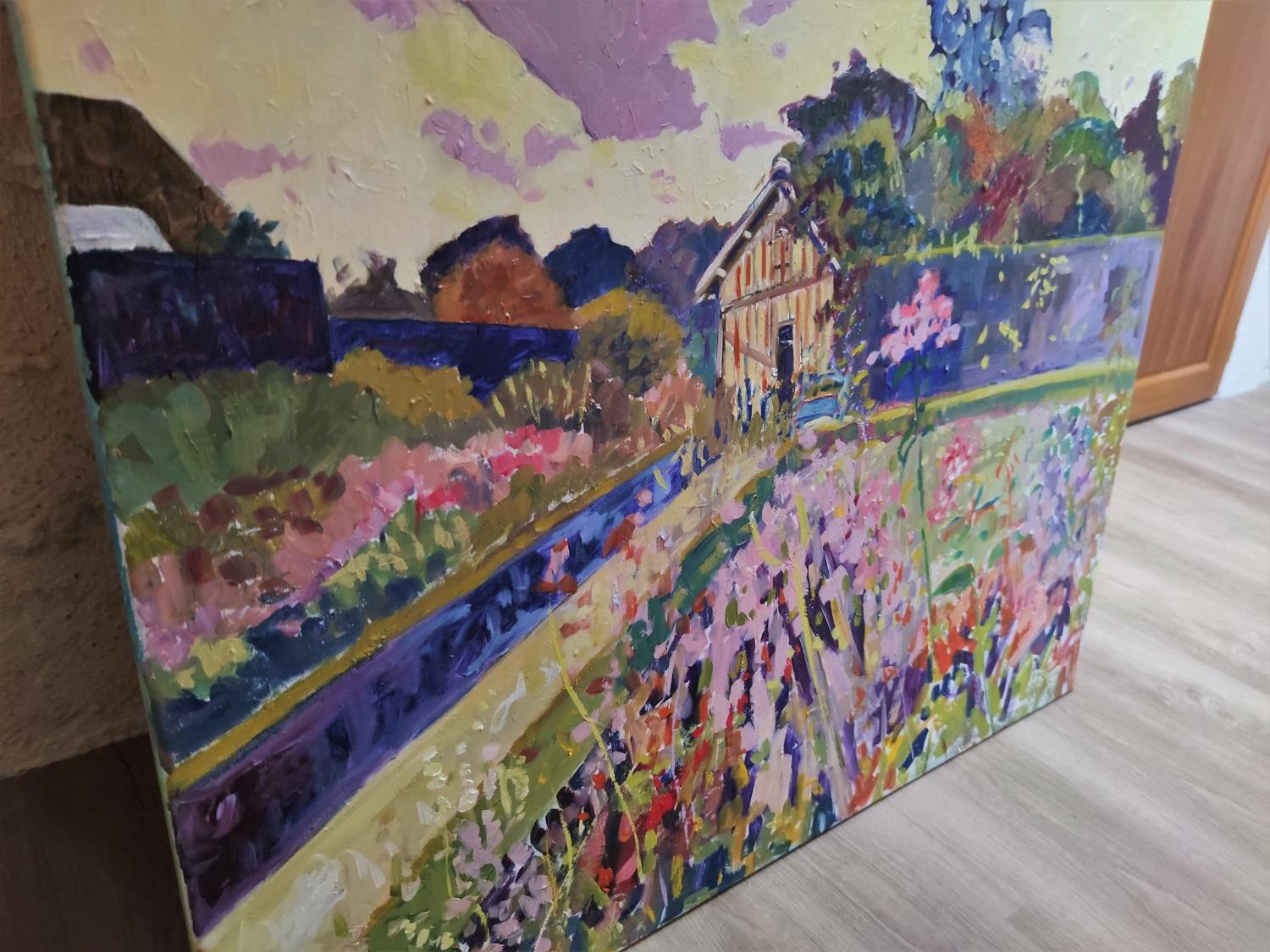 Quadro paesaggistico impressionista 