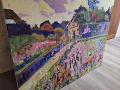 Impressionist landscape painting 'Garden in summer'