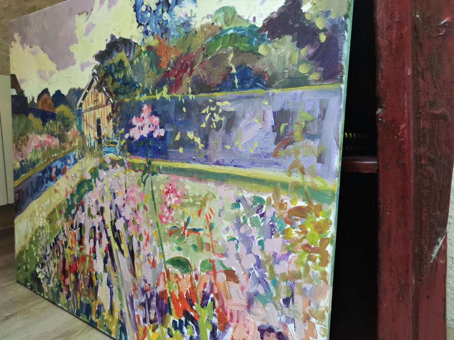 Quadro paesaggistico impressionista 