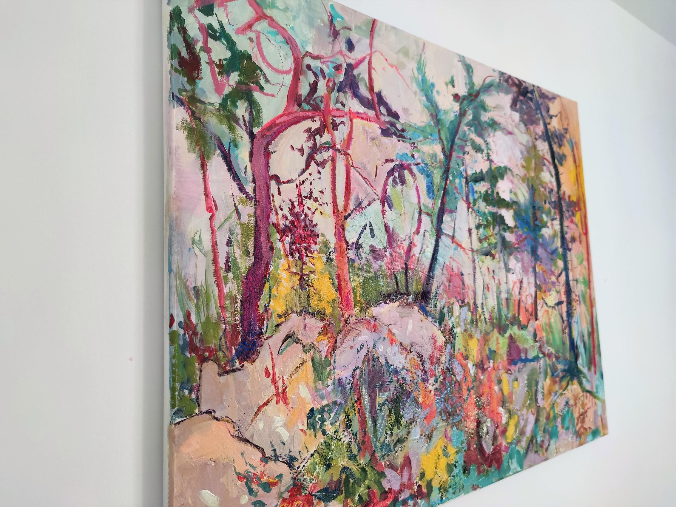 Questa serie di dipinti si ispira al rapporto tra l'artista e la foresta di Fontainebleau. Ogni giorno, l'artista vi si reca per fare schizzi, per camminare, per dialogare con la foresta. Gli schizzi iniziali sono realizzati sul posto con diversi