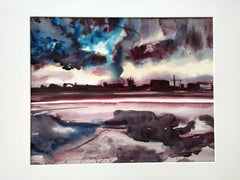 Impressionist outdoor painting "Ocean effect in la Rochelle"