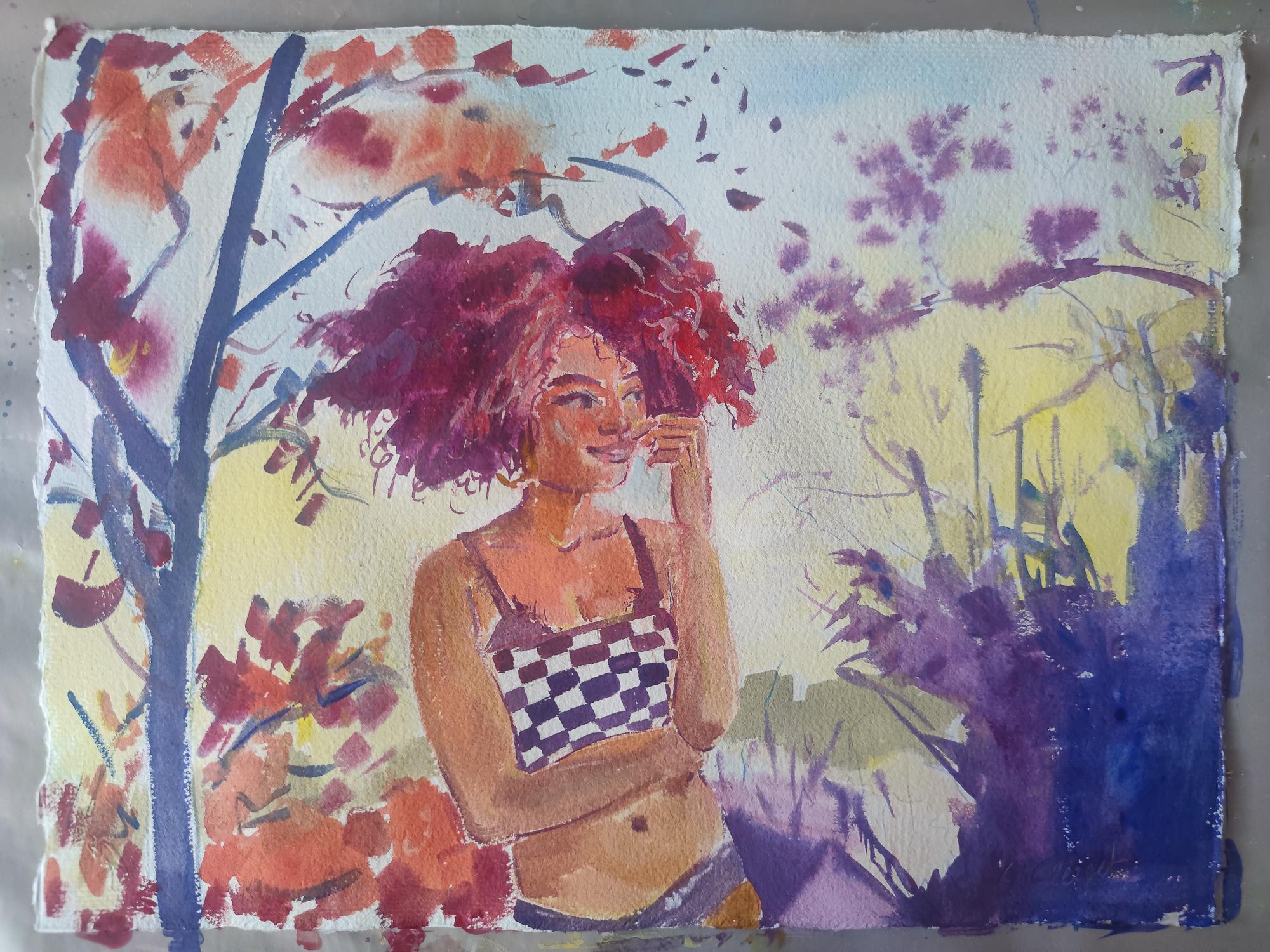 Summer Joy - Painting by Linda Clerget
