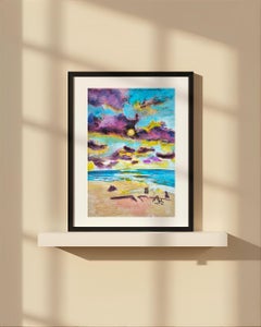 Changement de lumière sur la côte normande