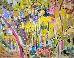 "Learning with the Forest" : Neo-impressionist painting of Fontainebleau